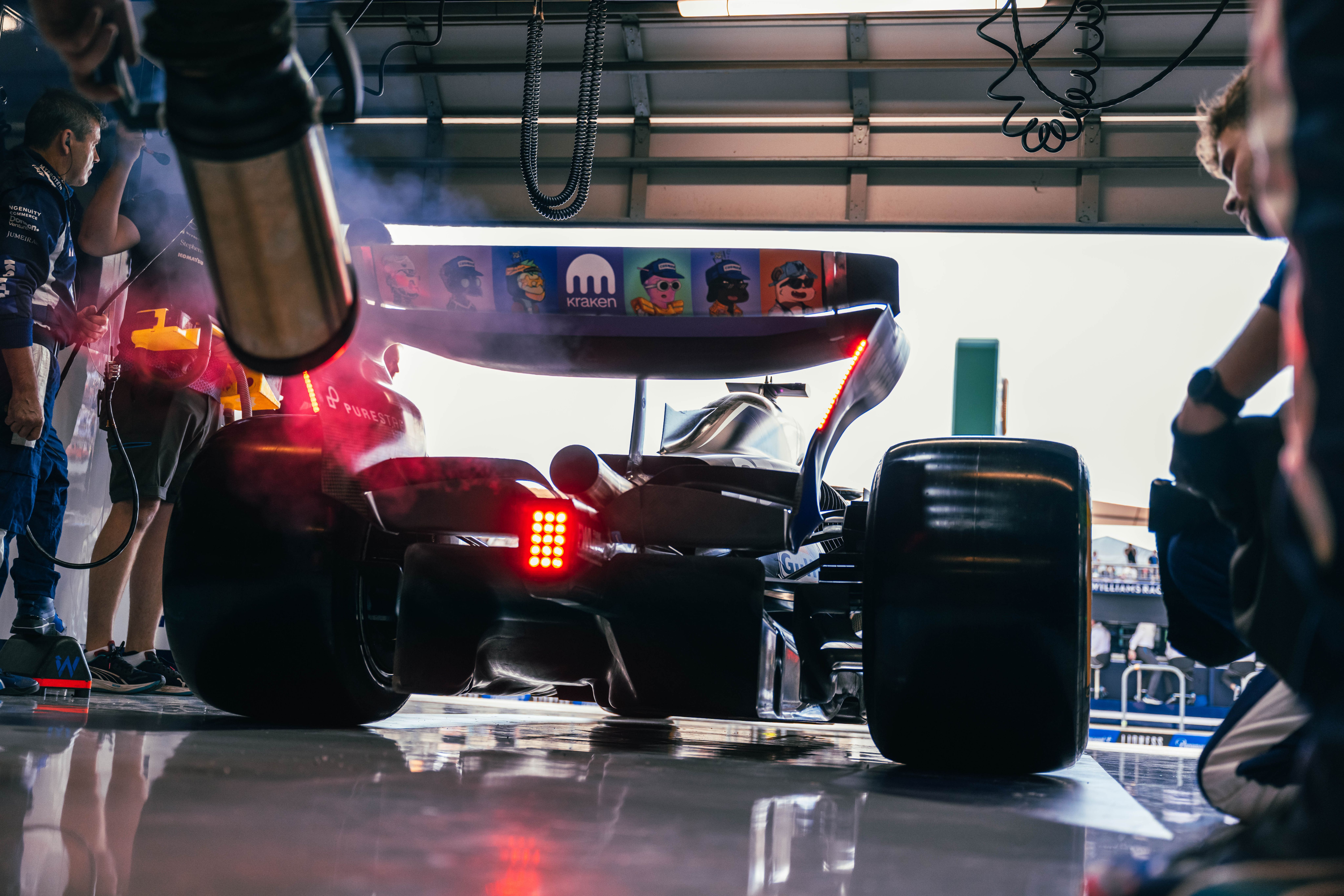 And a special rear wing for the weekend