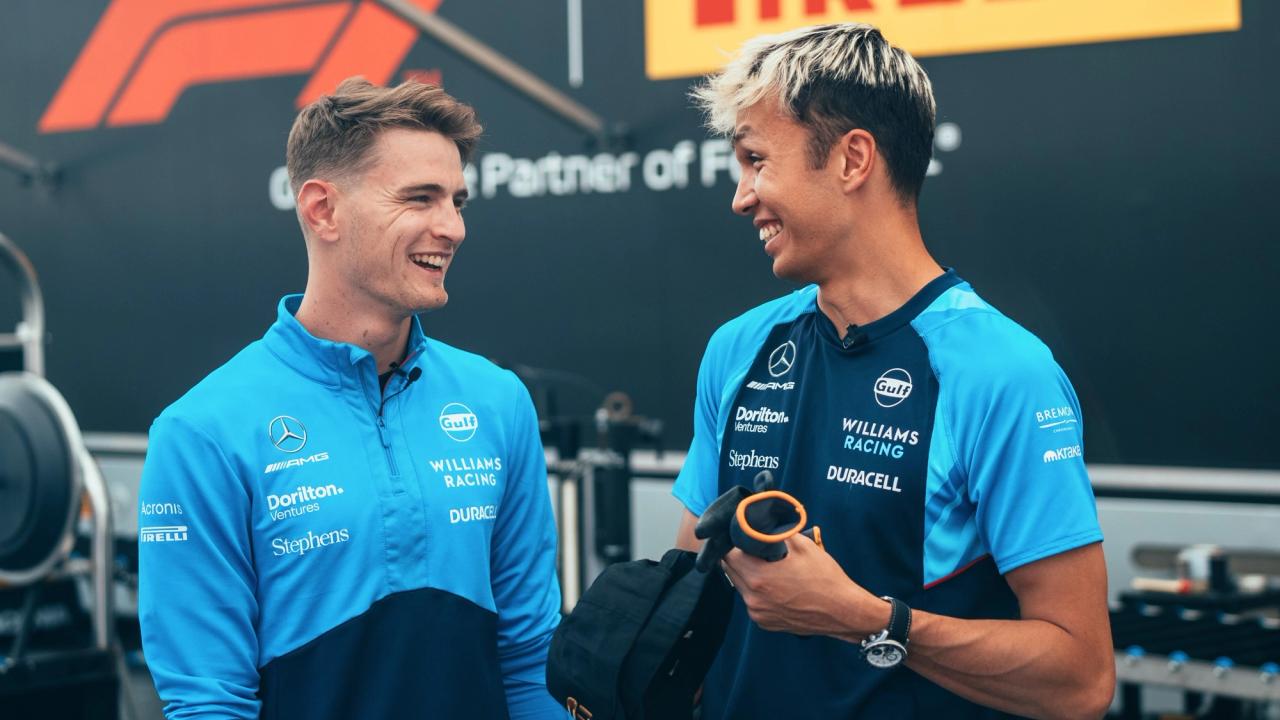 WATCH: Alex Albon and Logan Sargeant reflect on an eye-catching Friday | Williams Racing