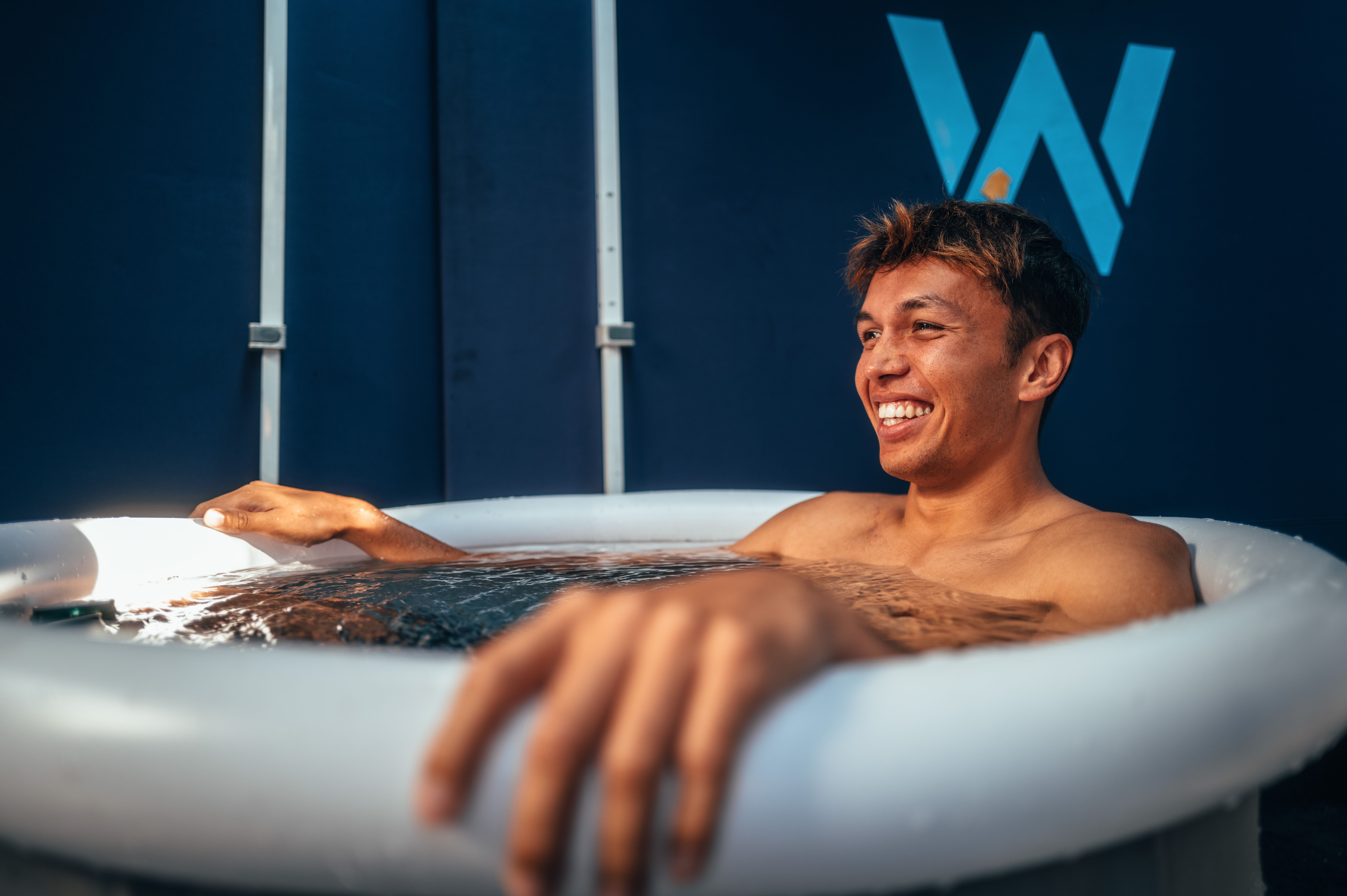 Ice bath content? That’s a W.