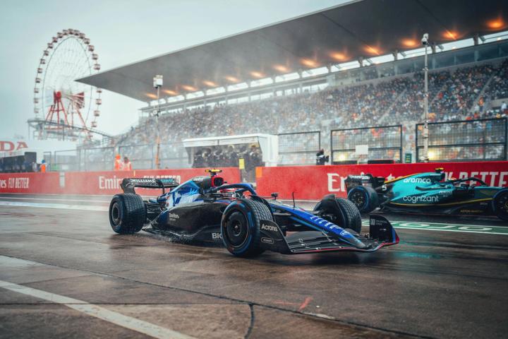 Pitting to switch off the full-wet tyres was the right call.