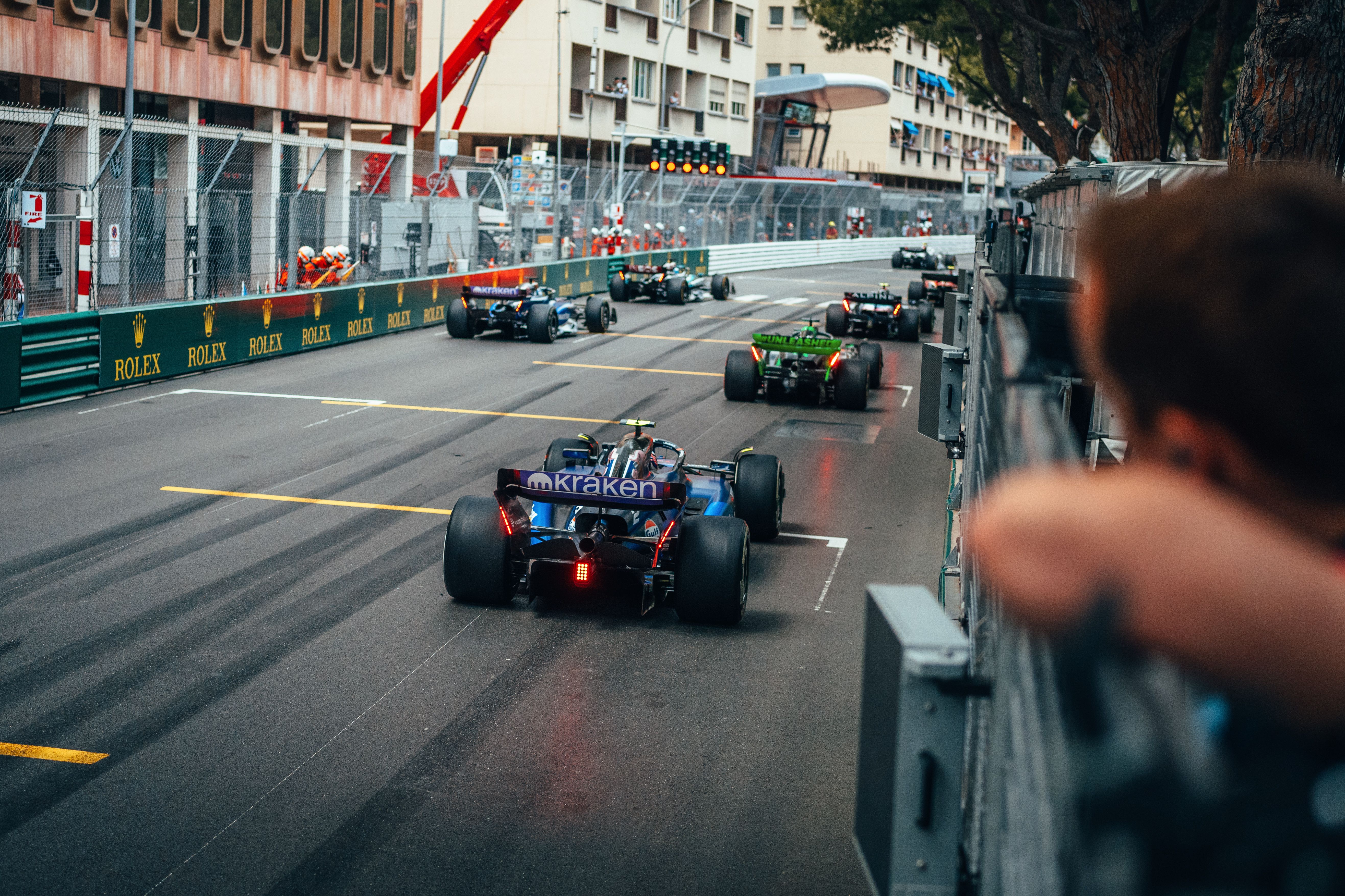 Alex and Logan get some race start preparation in