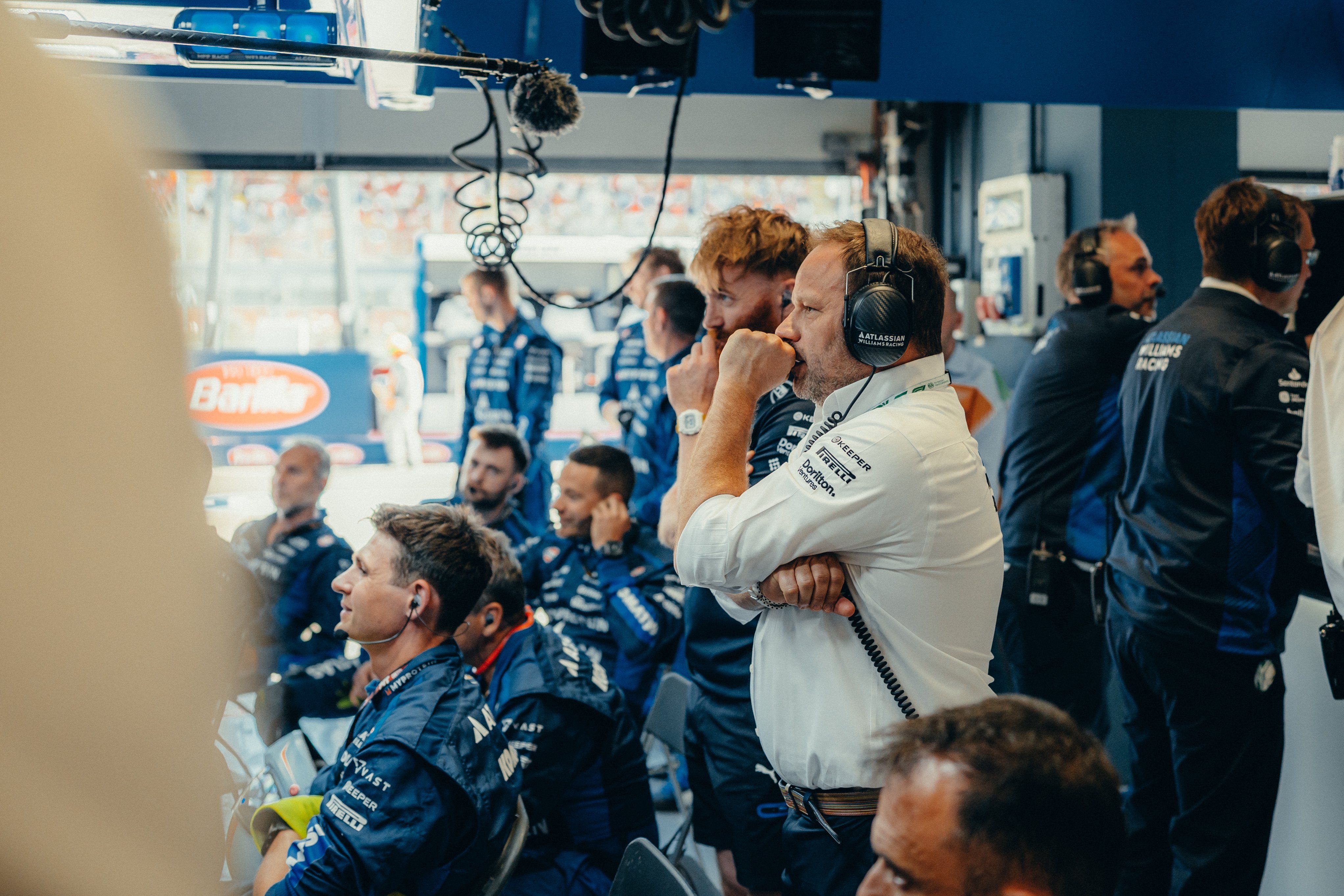 Racing every lap back in the garage