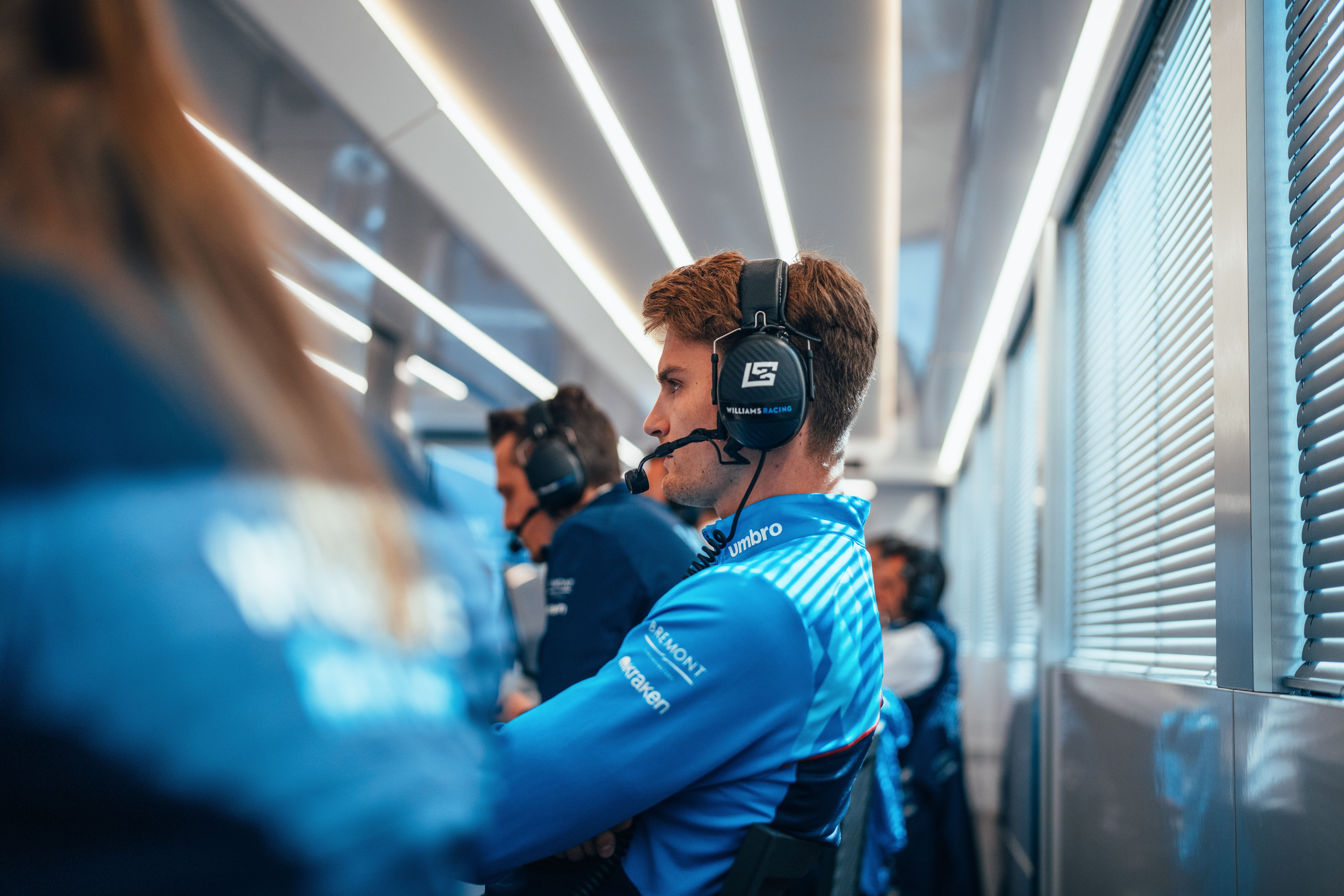 Logan is all ears in this morning’s briefing.