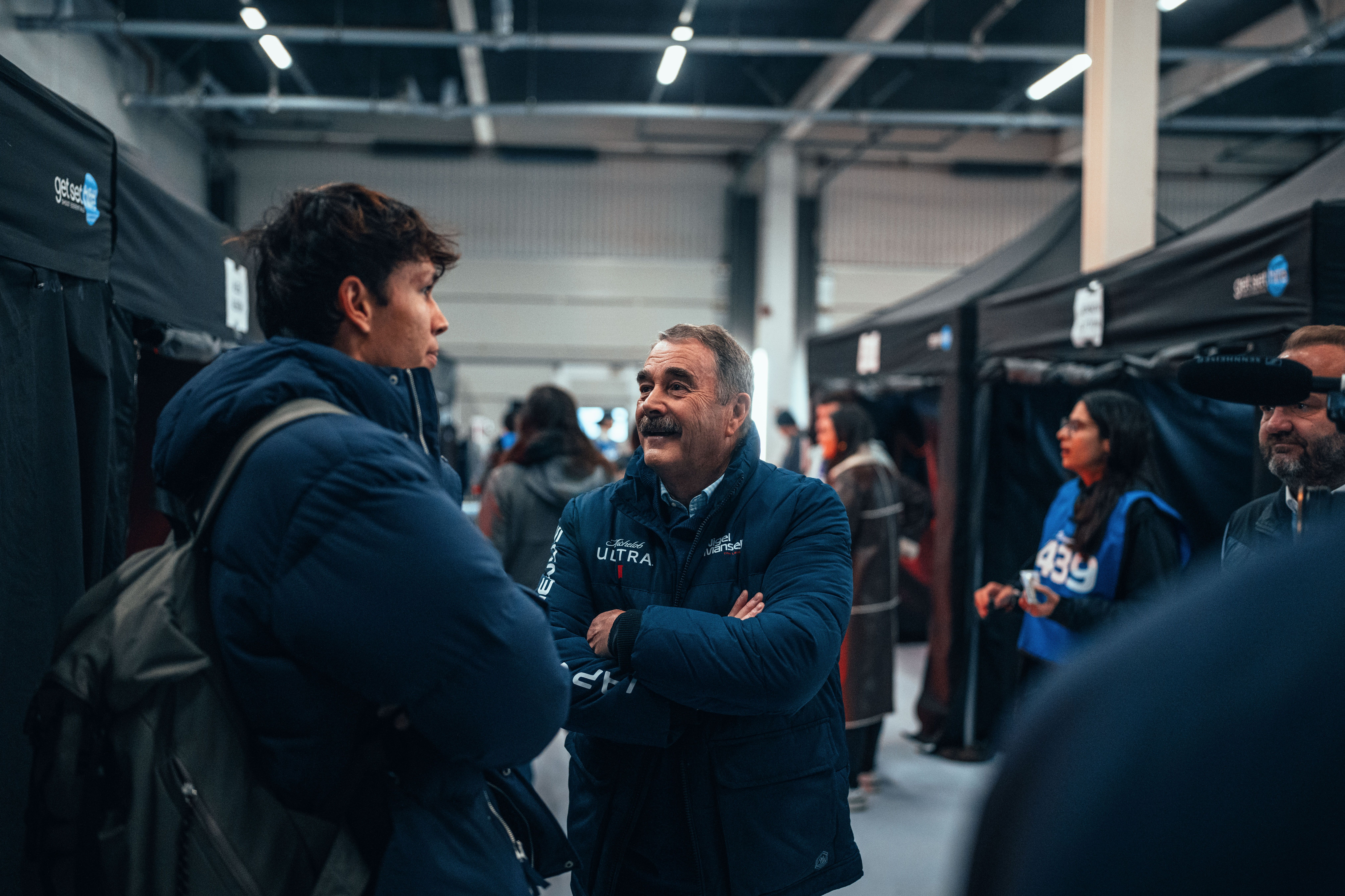 Any ideas what they'd be talking about?