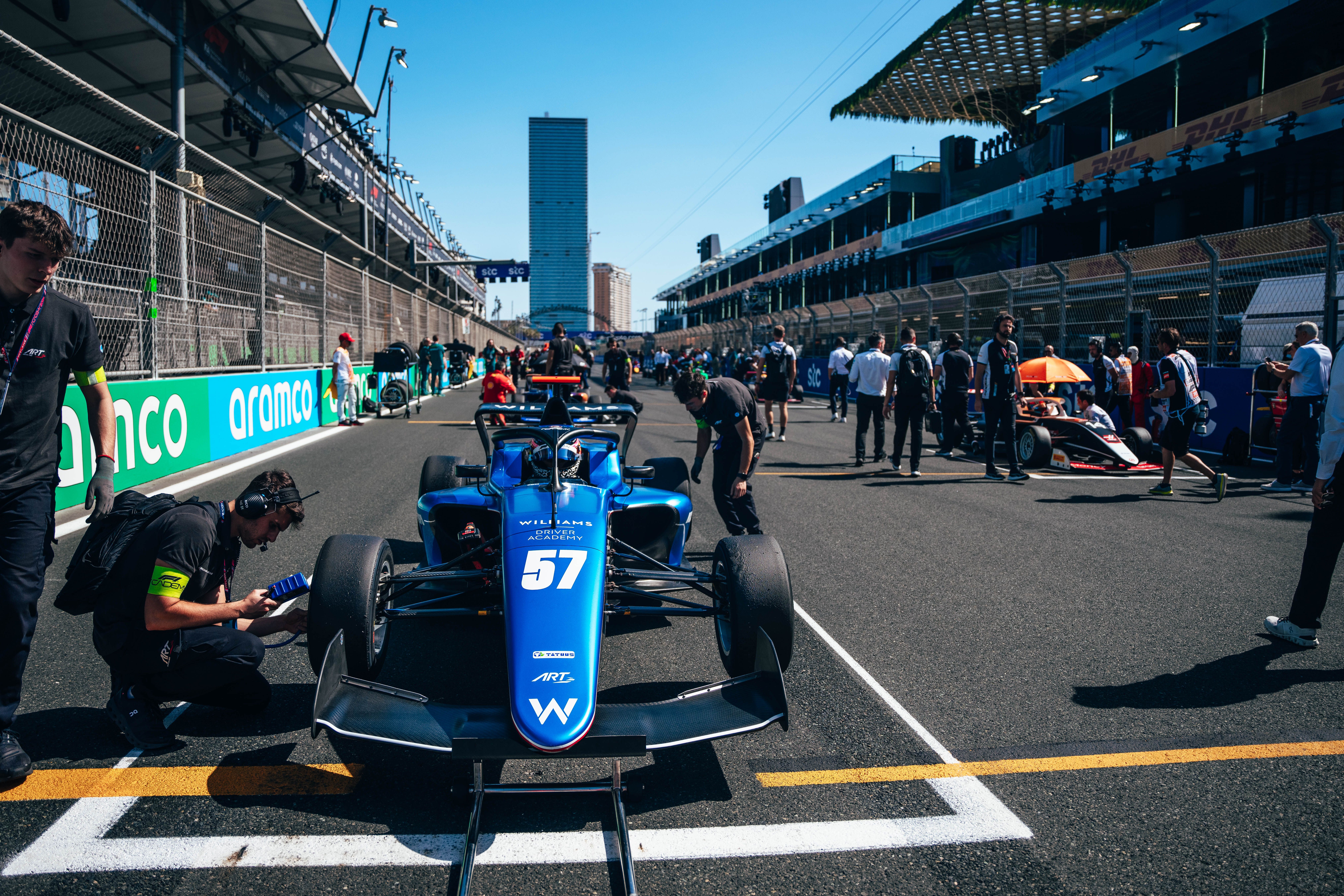 Quite the location to make your debut!