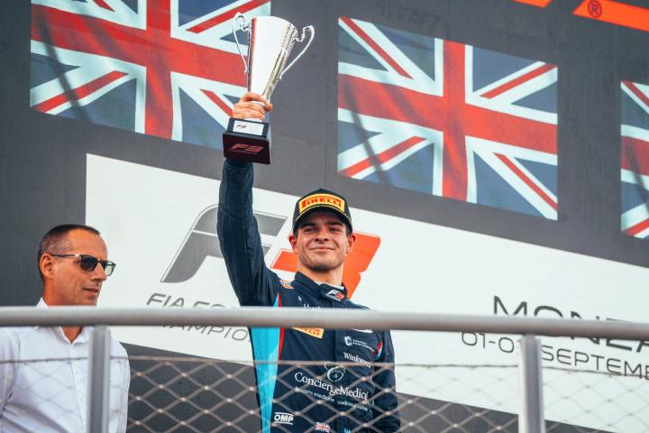 Zak O'Sullivan was F3 vice-champion in 2023, and steps up to F2 for the season ahead.