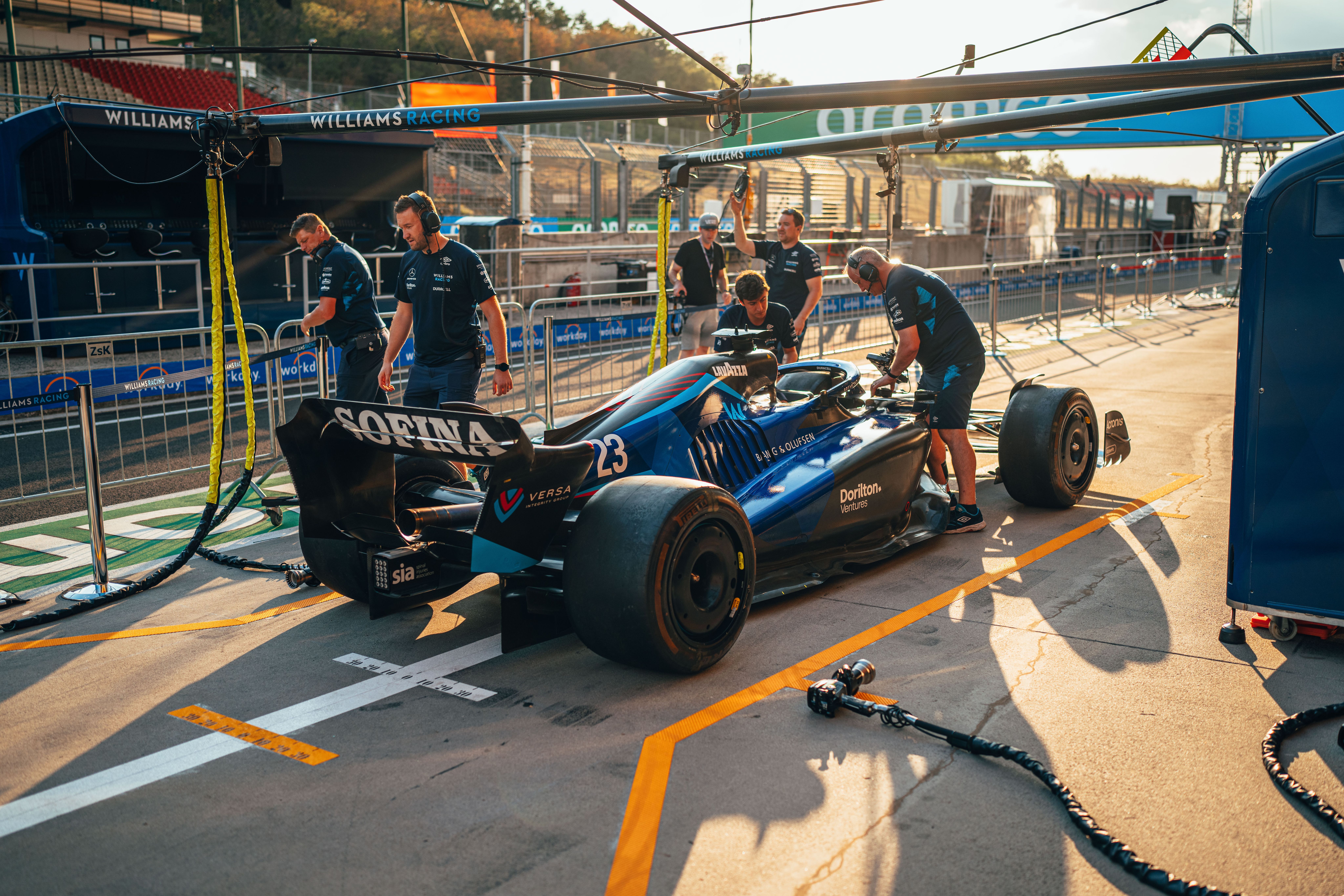 F1 sunset shots are a sight to behold