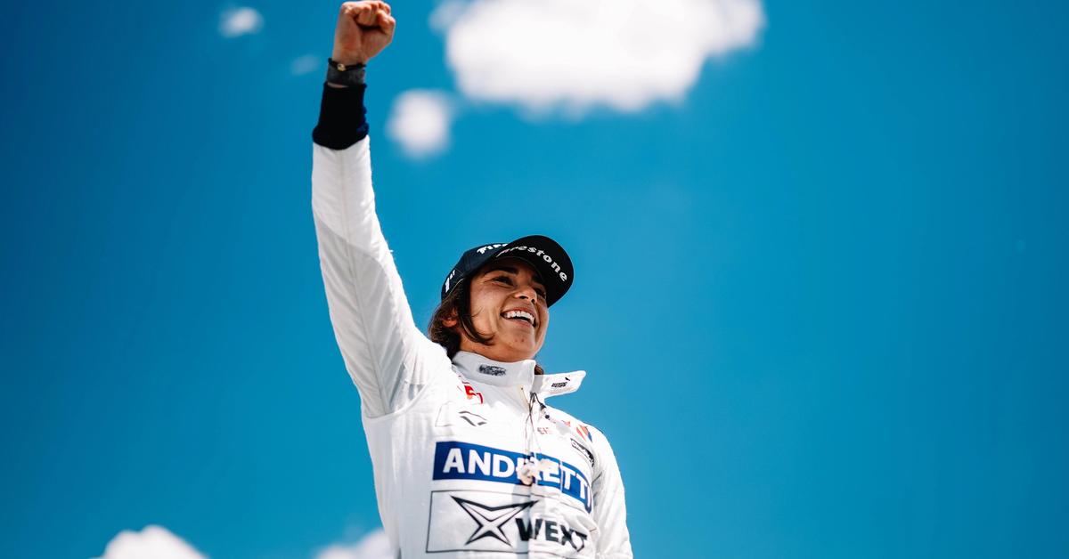 IN PHOTOS: Jamie Chadwick makes history with victory at Road America ...