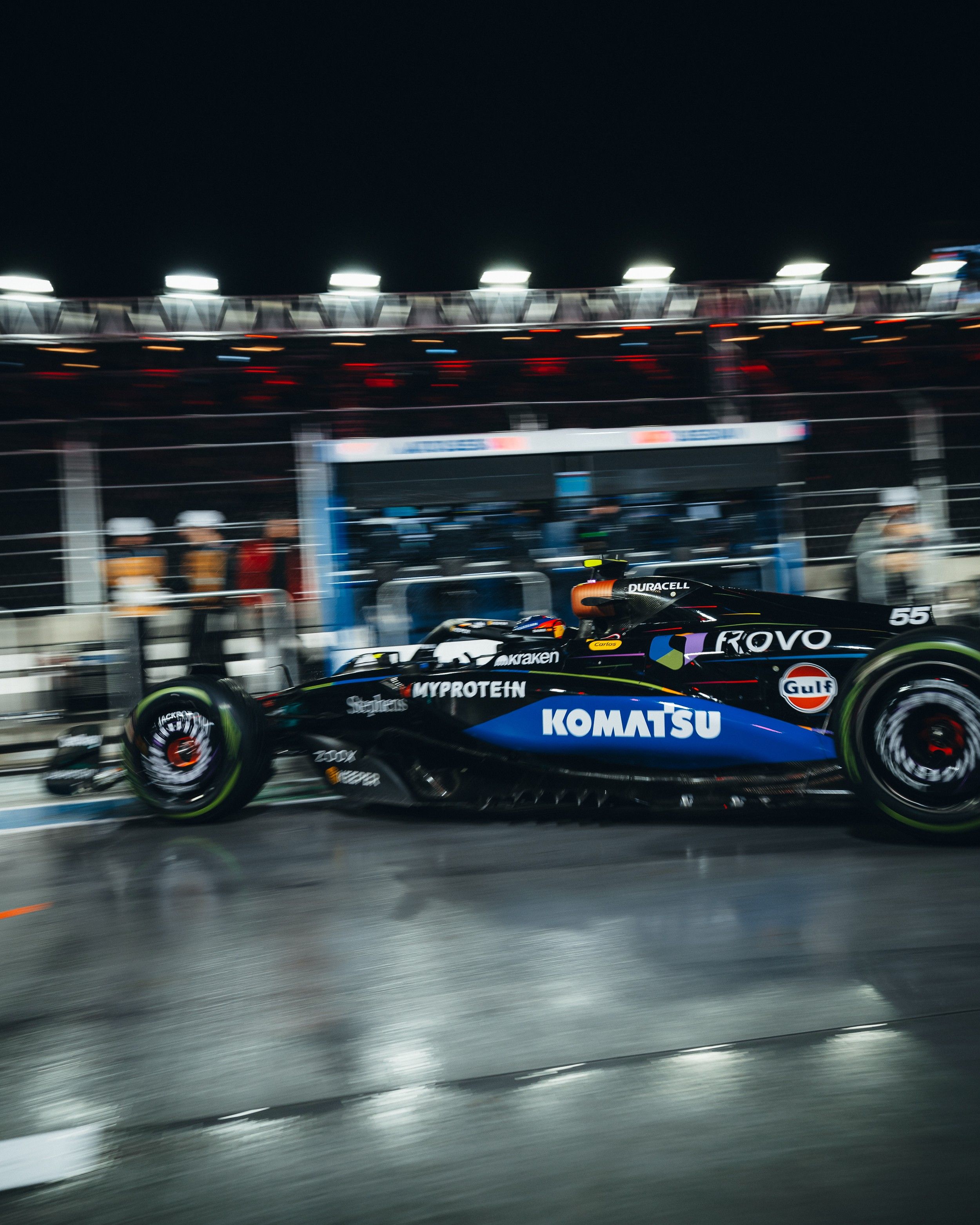 Rolling out to secure P3 on the grid at the Las Vegas Grand Prix, our second-best qualifying result of the year. 