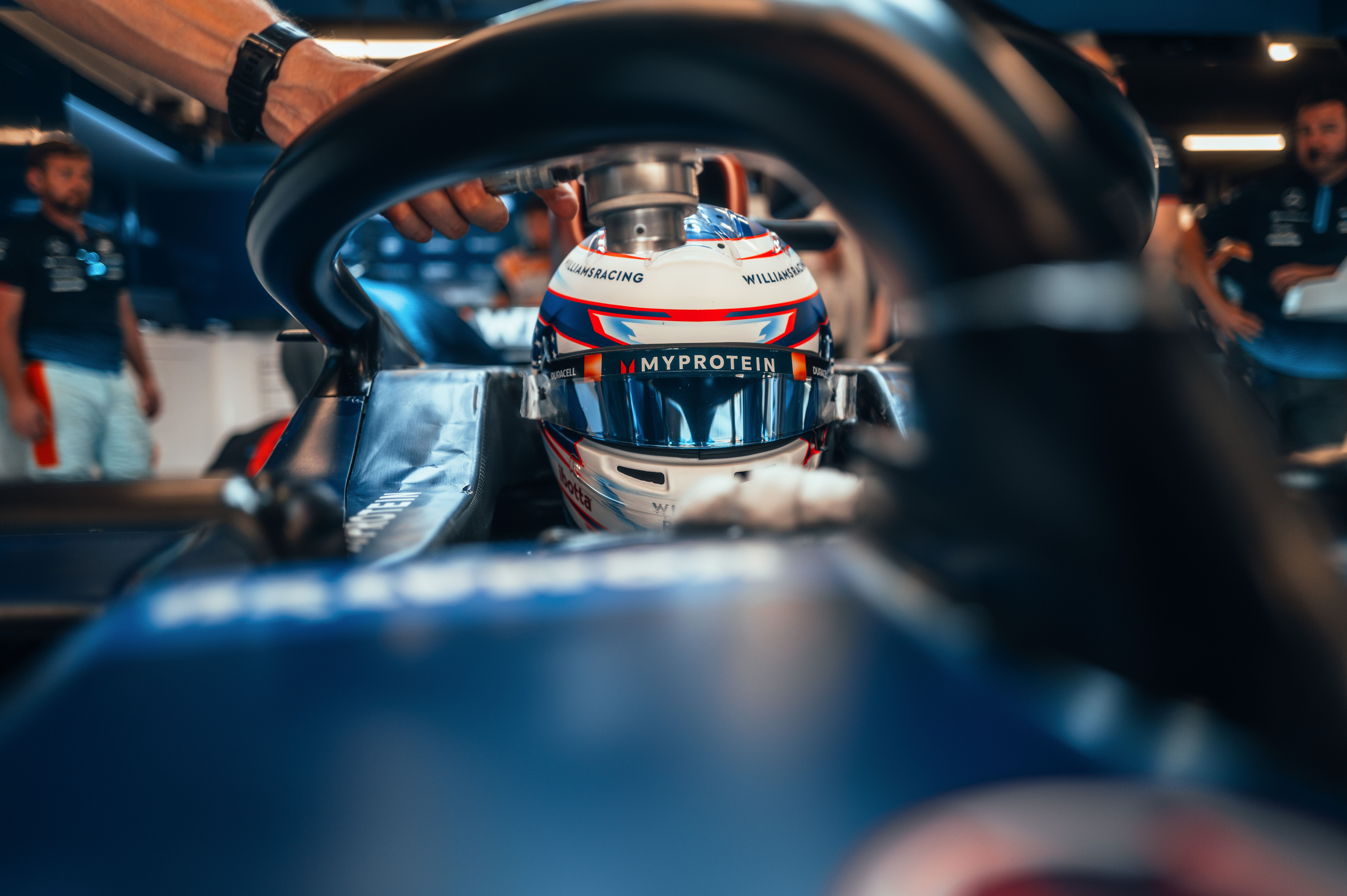 Visor down, time to focus.