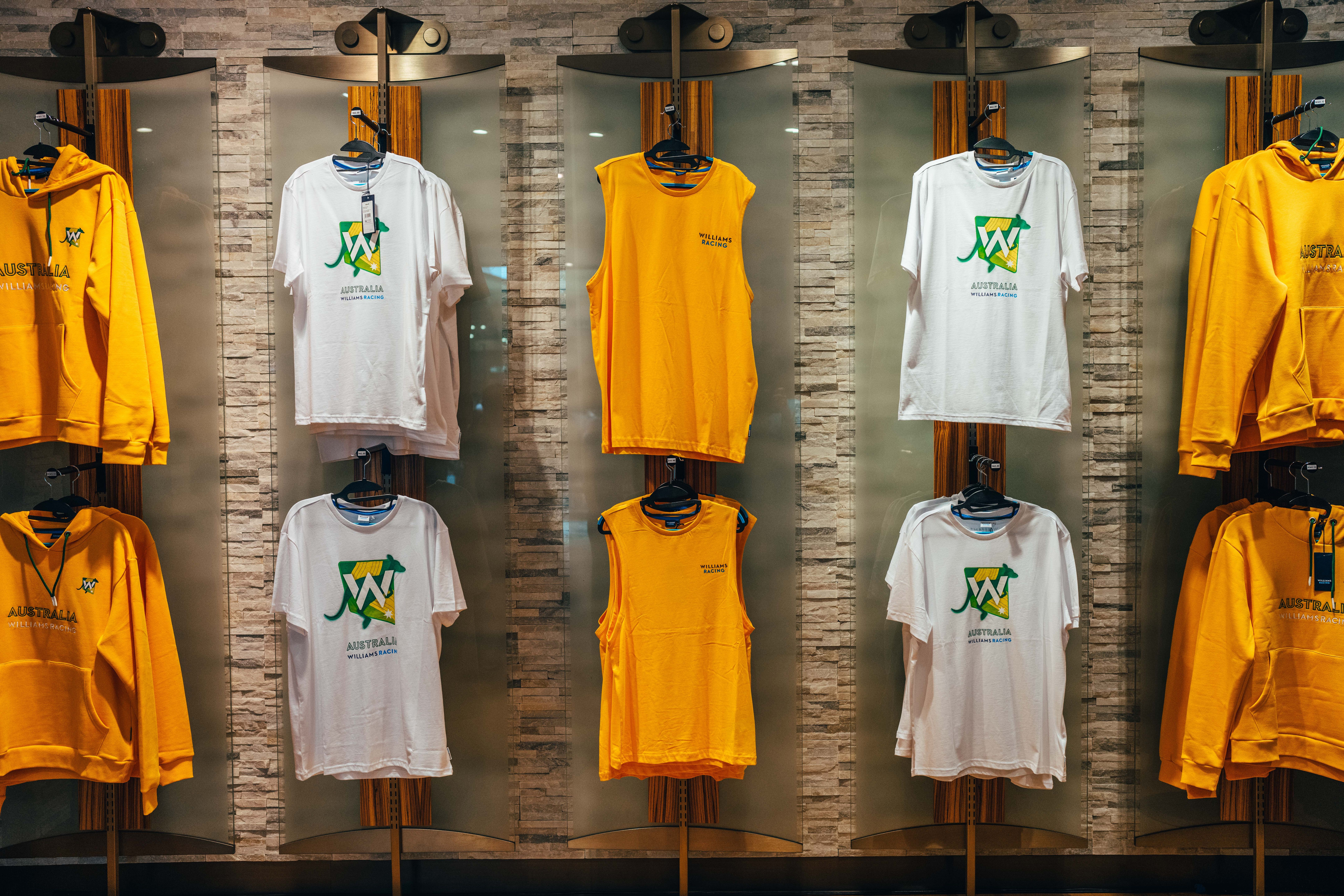 Our Aussie merch came out to play.