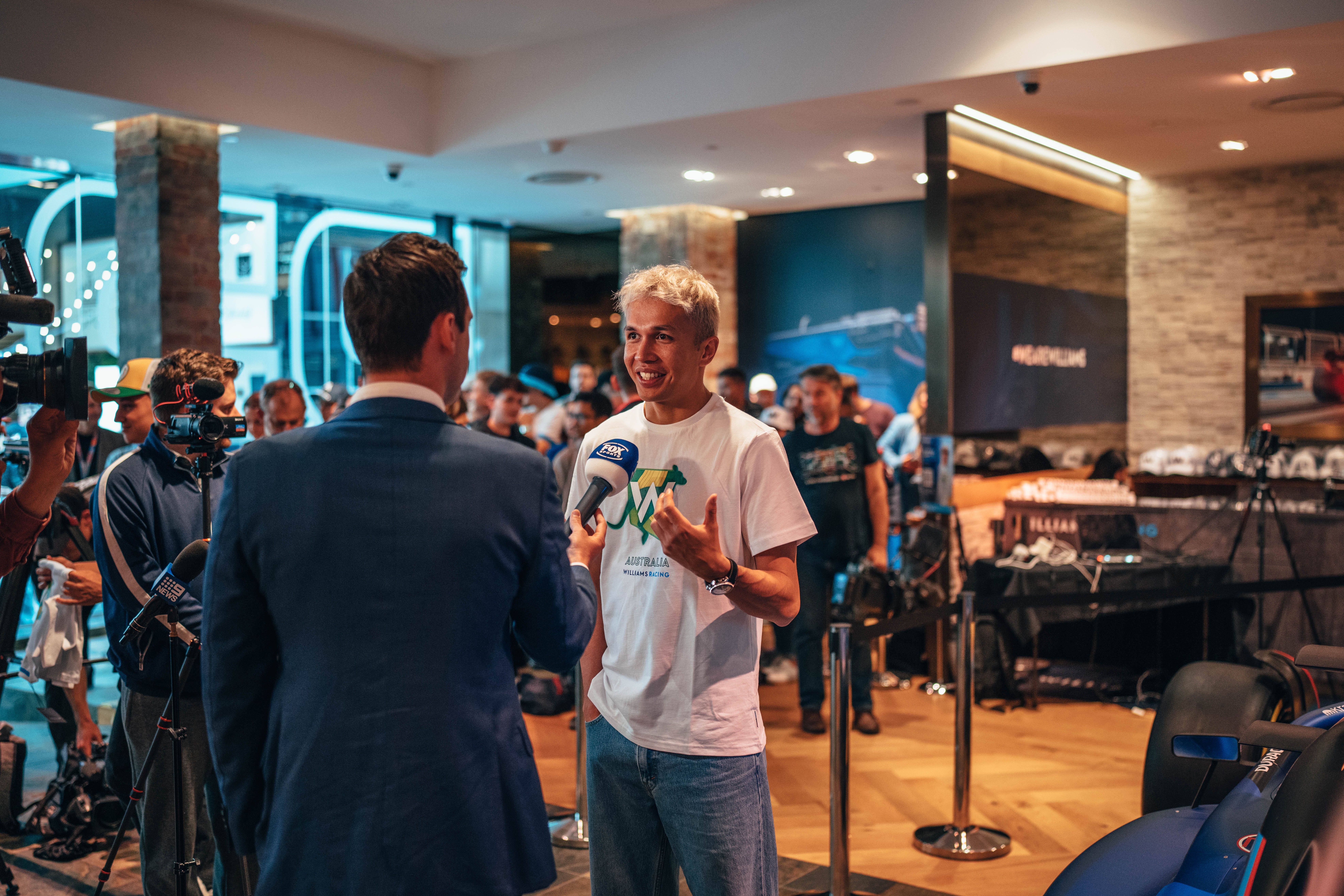 The media were out in force.