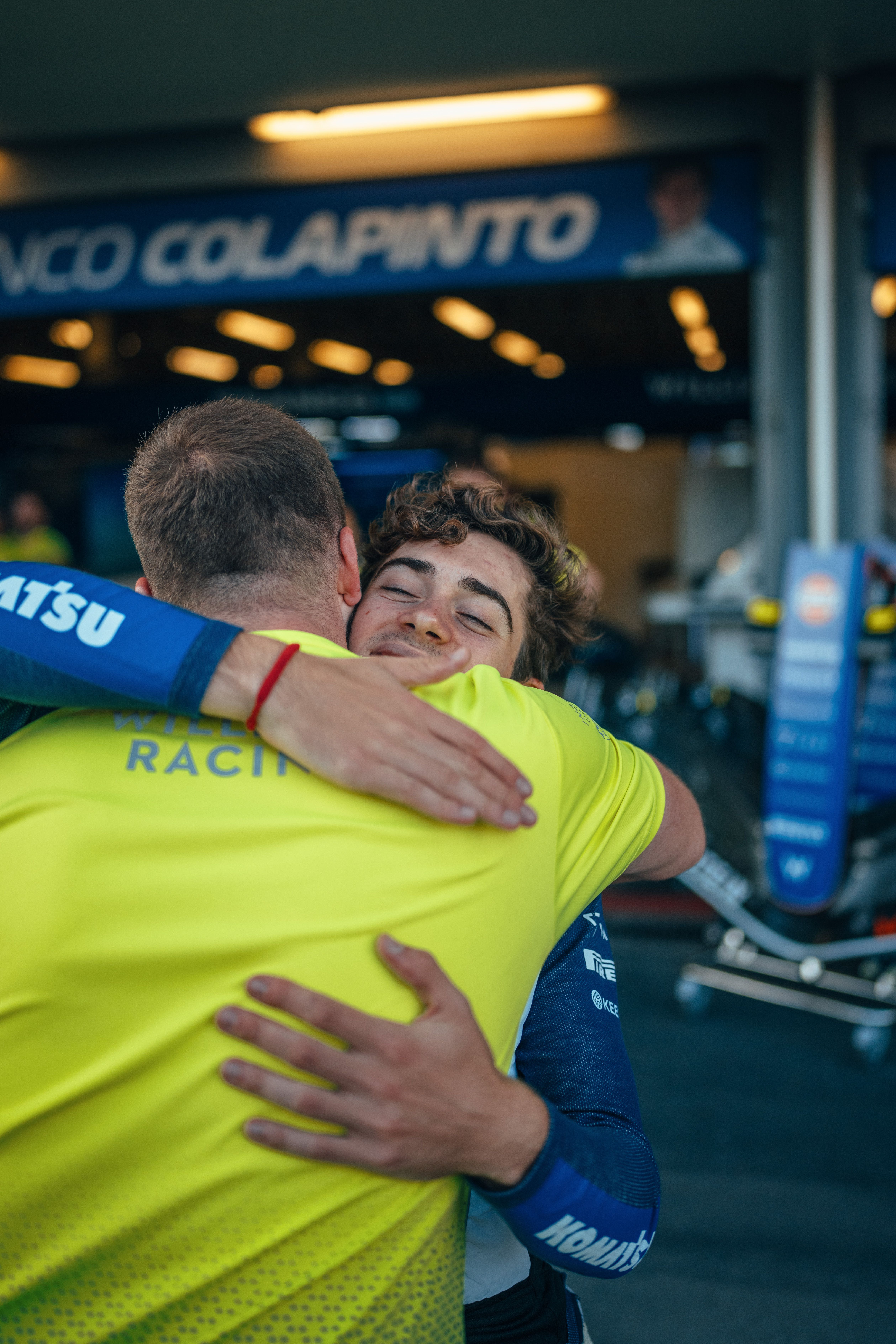 The happiness is visible on Franco's face