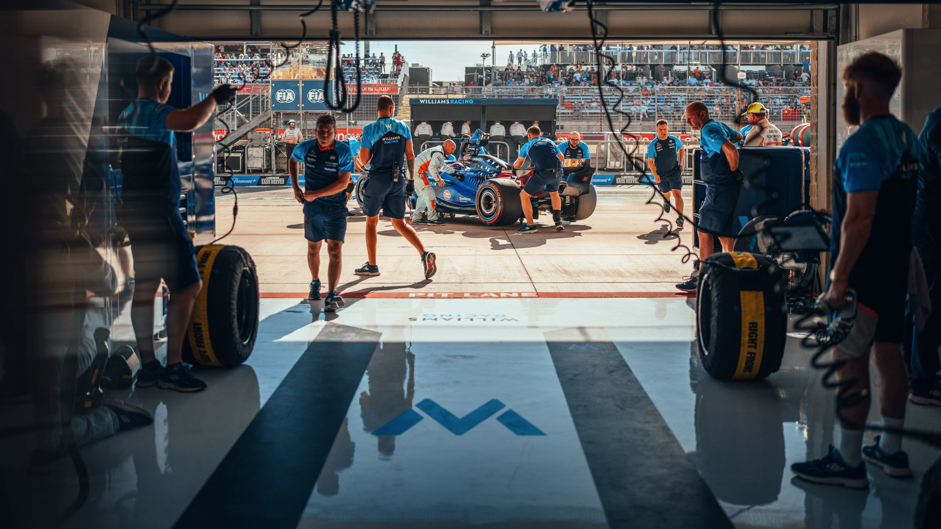 WATCH COTA Qualifying from inside our garage Williams Racing