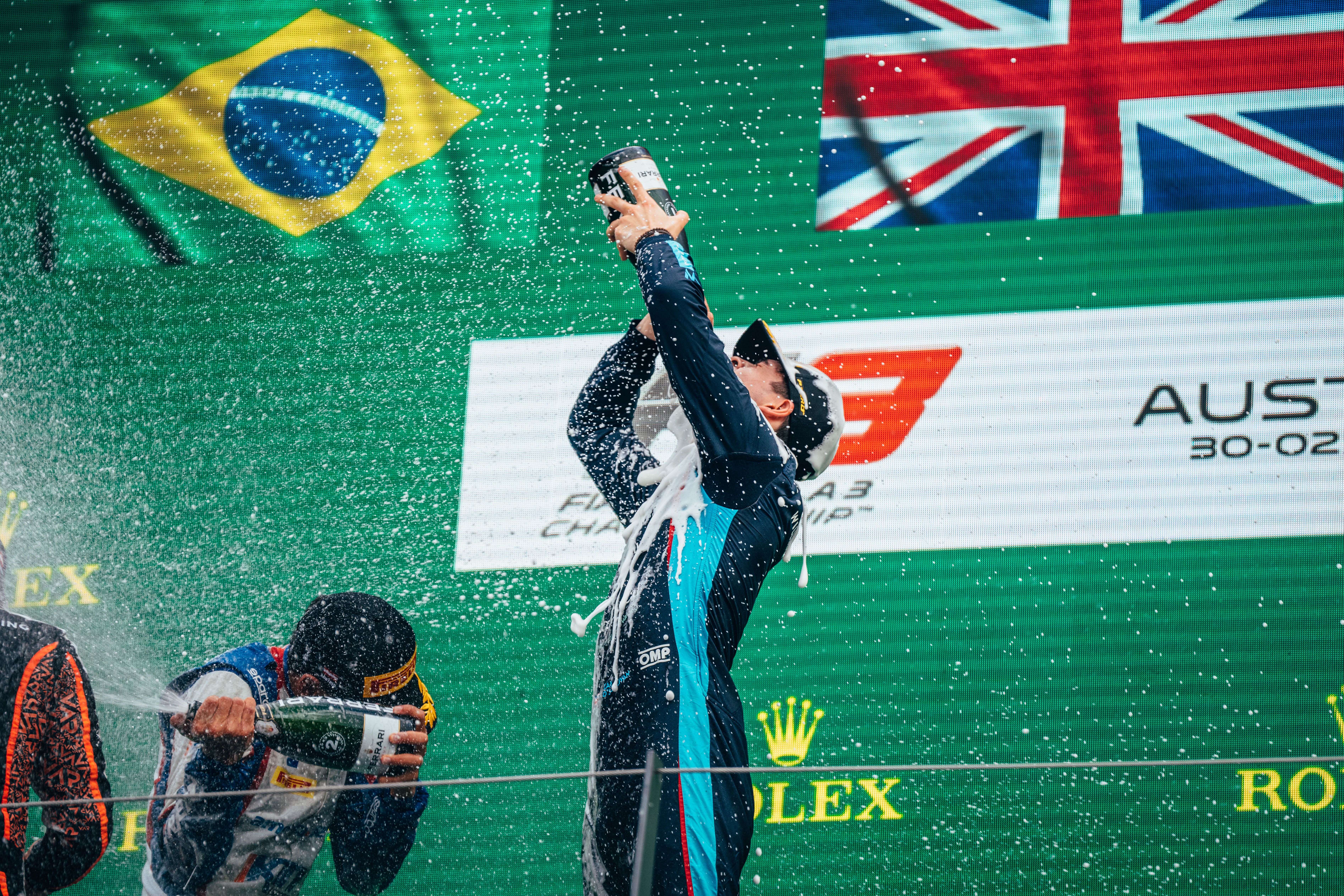 Our Williams Academy driver, Zak O’Sullivan celebrated his third F3 win on Sunday morning.