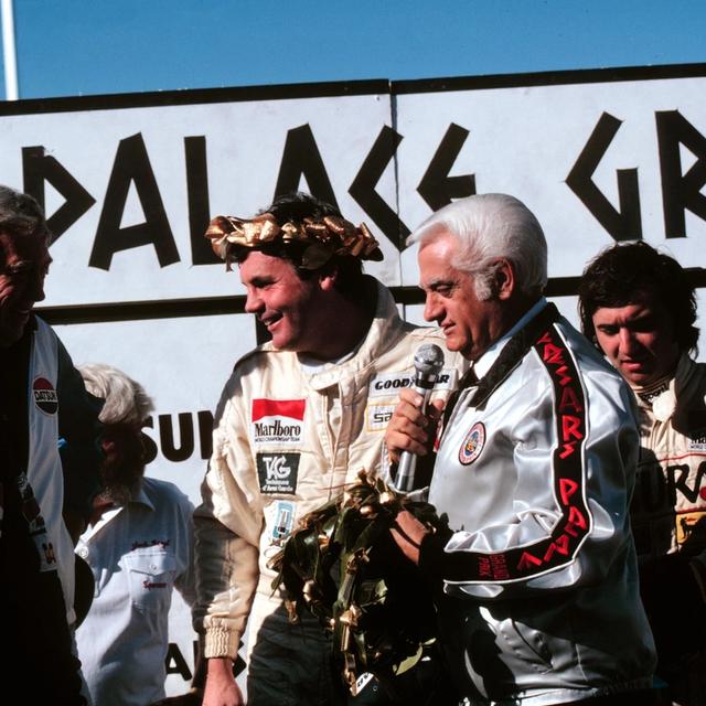 In 1981, Alan Jones took victory at the inaugural Caesars Palace GP