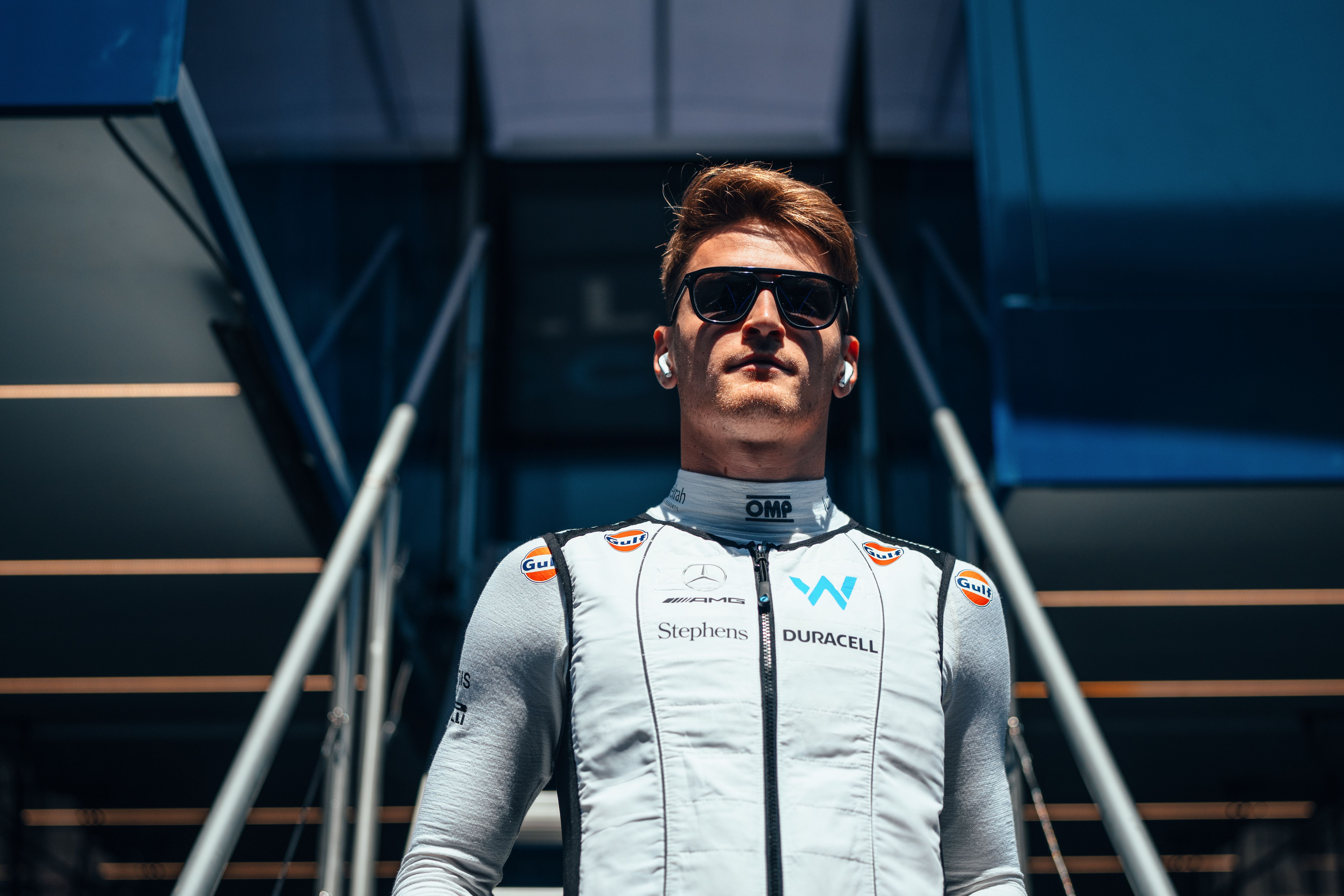 Logan’s looking sharp for race day at the Hungaroring.