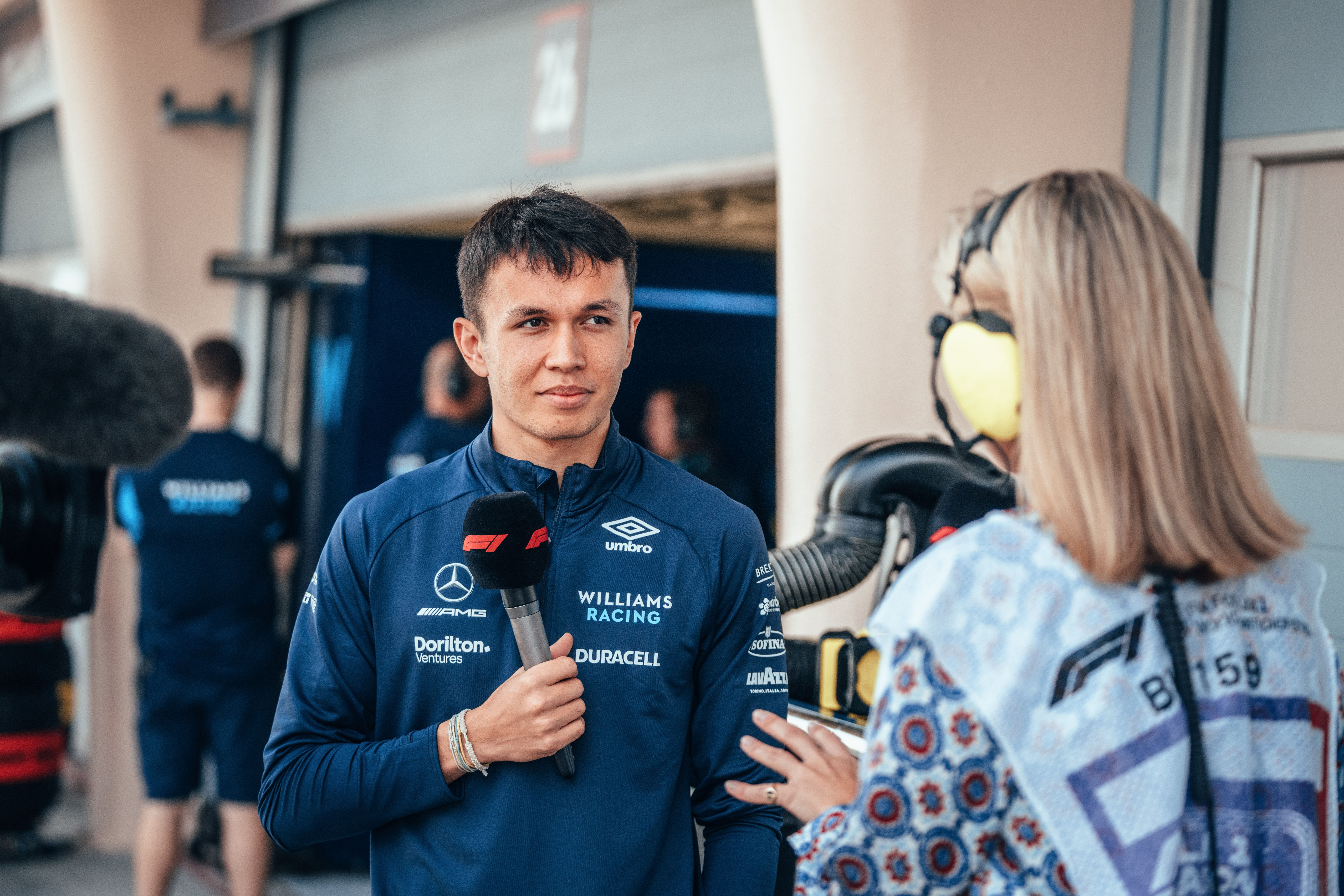 Alex speaks to the media