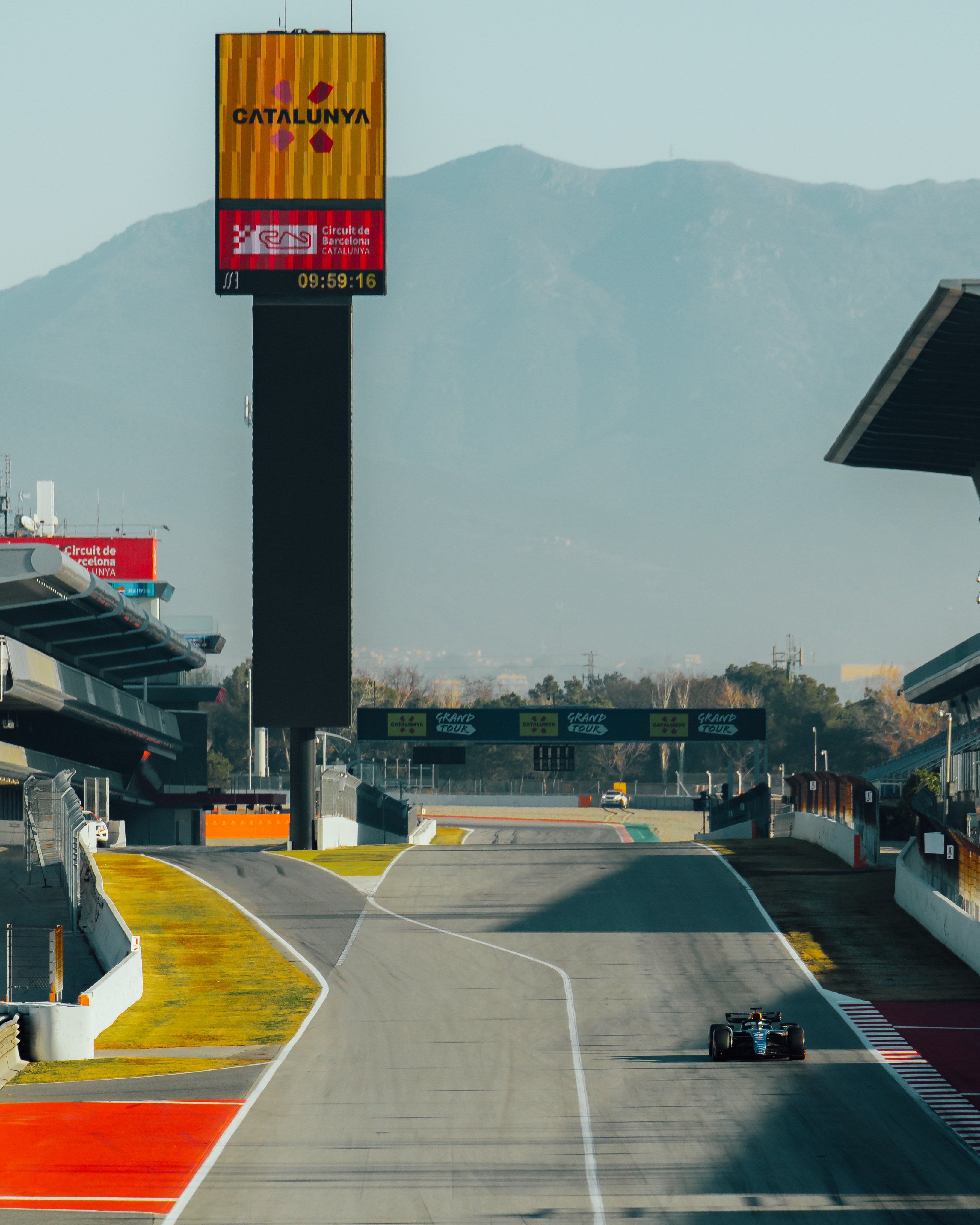 Imagine having a whole F1 track to yourself...