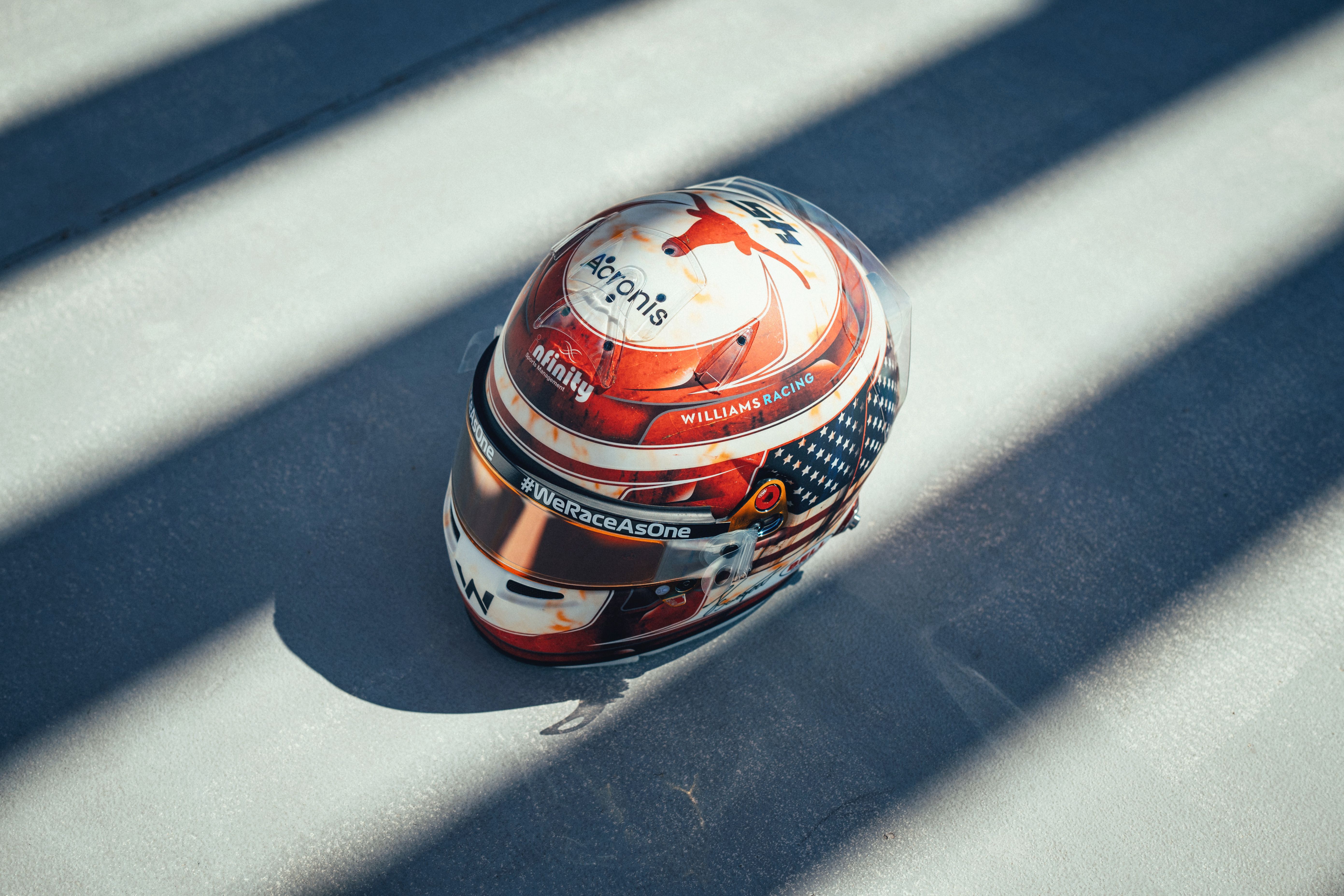 Introducing Logan’s first-ever Formula One helmet