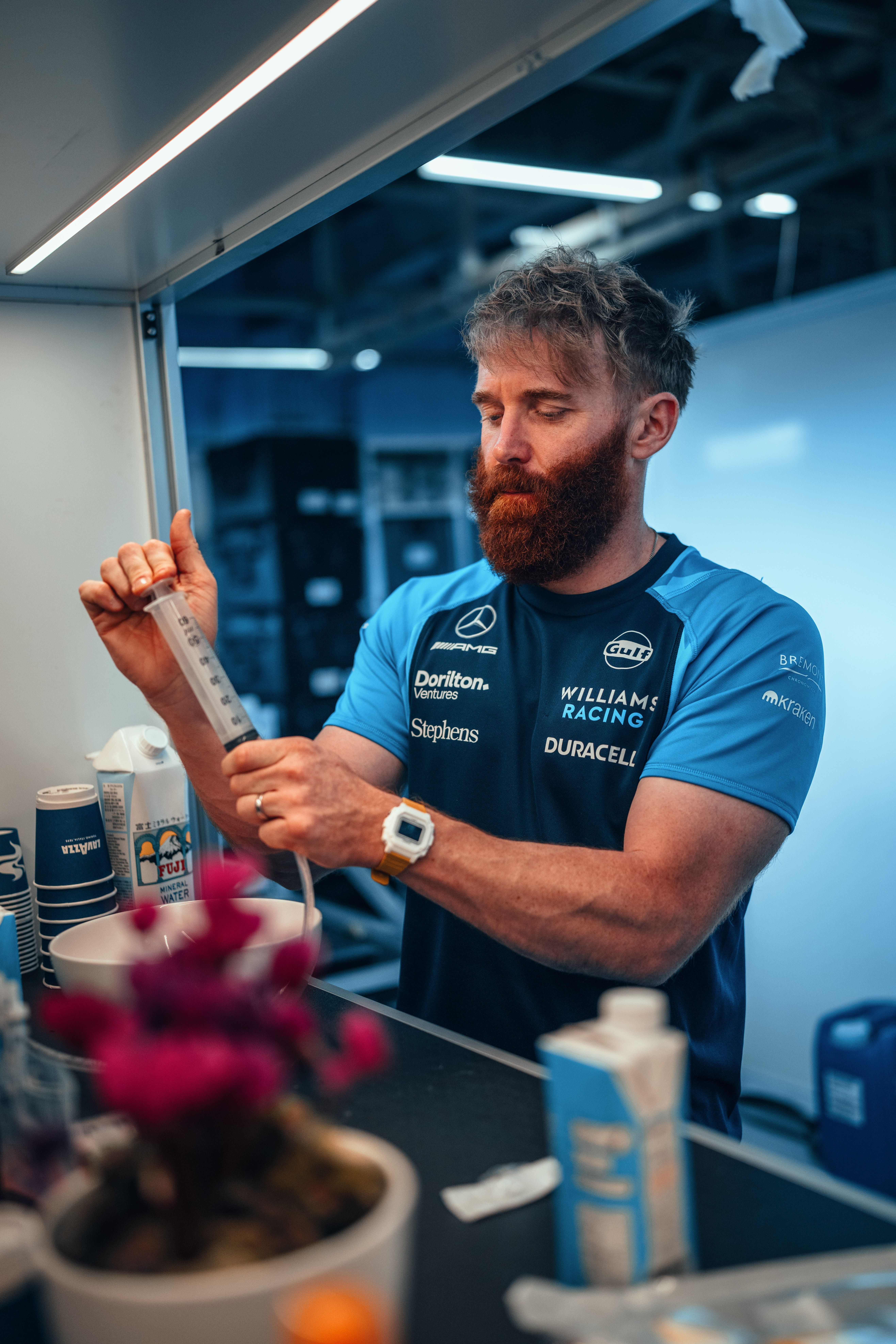 Making sure Albono stays hydrated, stay tuned for more on this process soon.