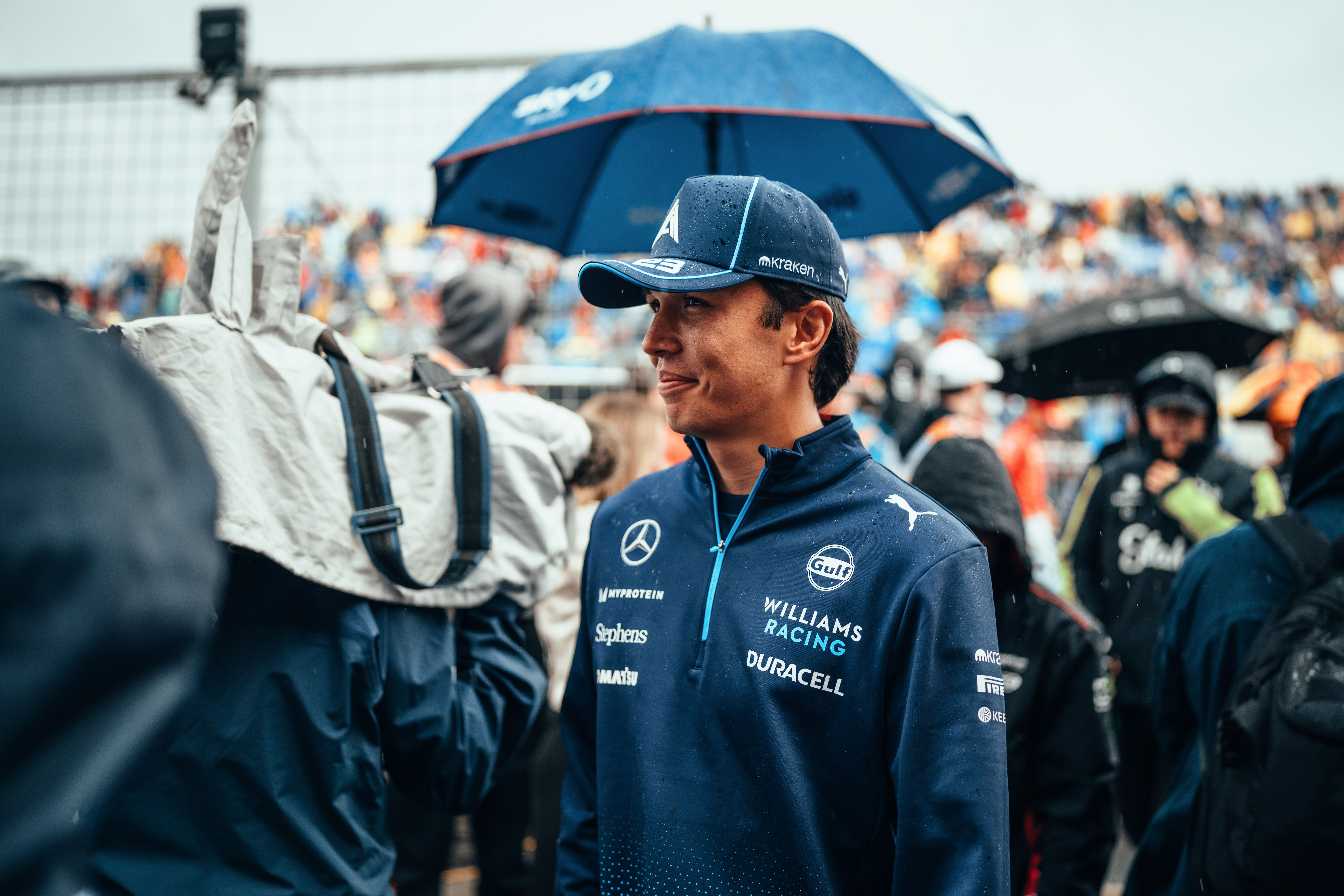 All smiles despite the rain!