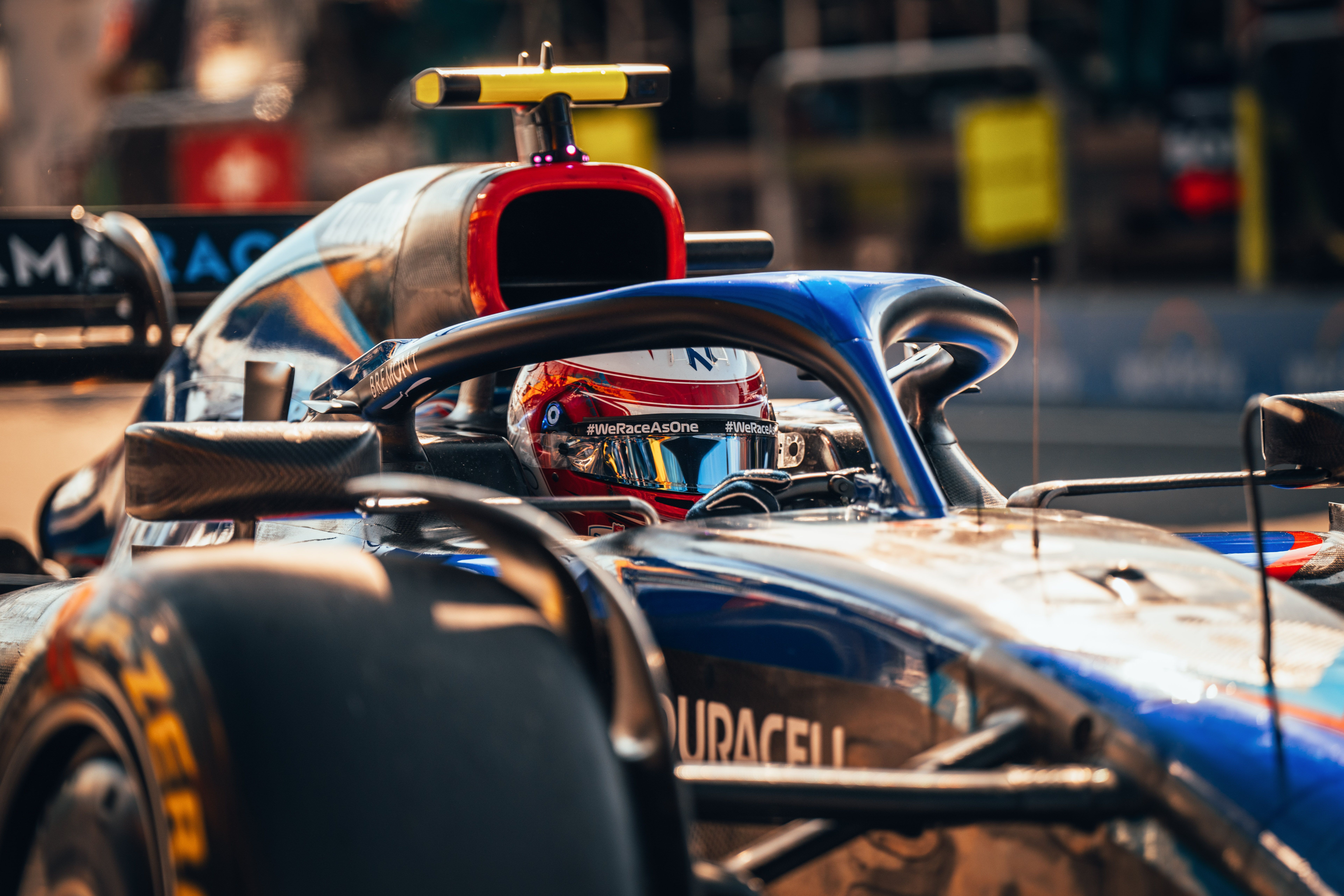 Nicky hits the track under the September sun.