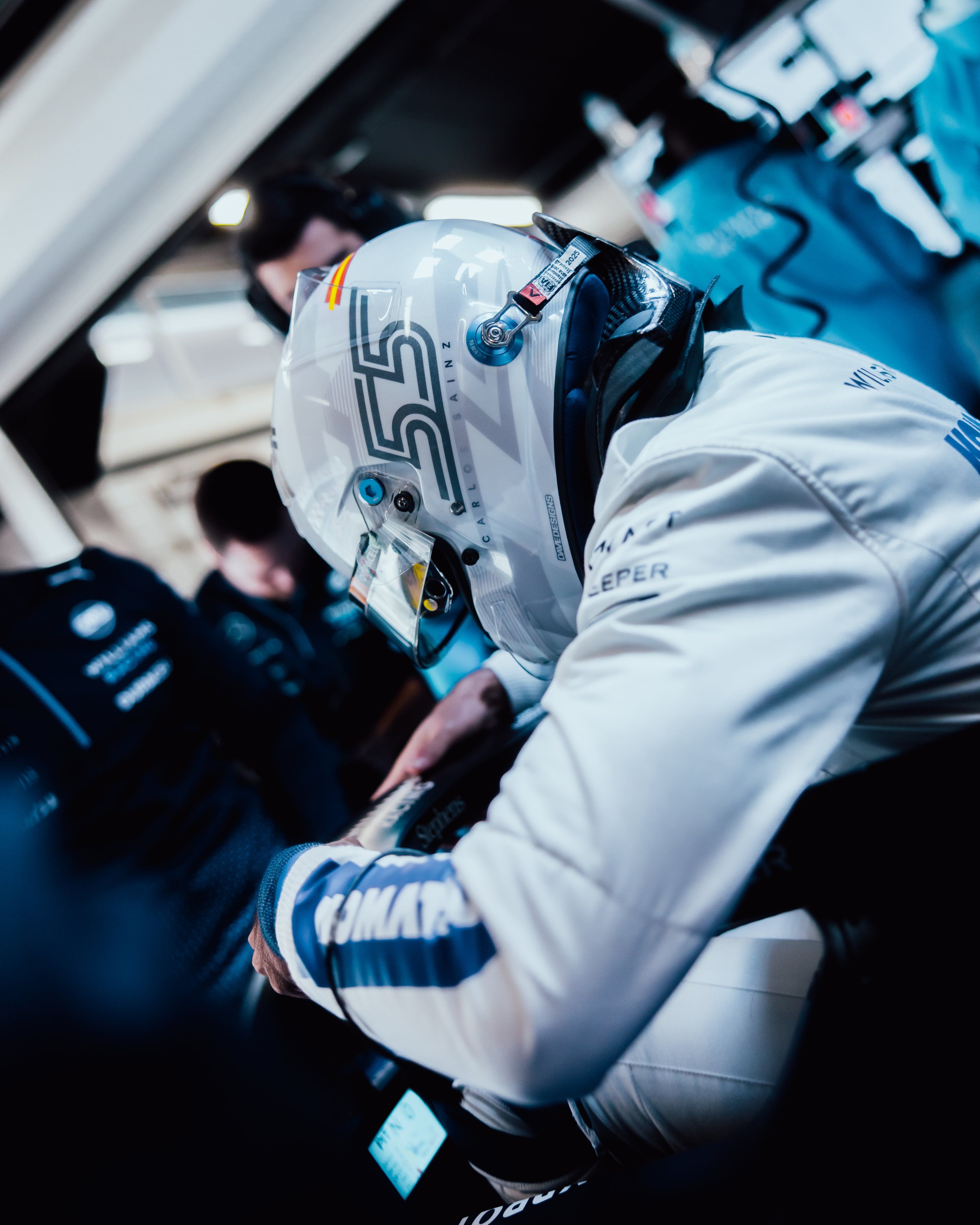 Getting comfortable.