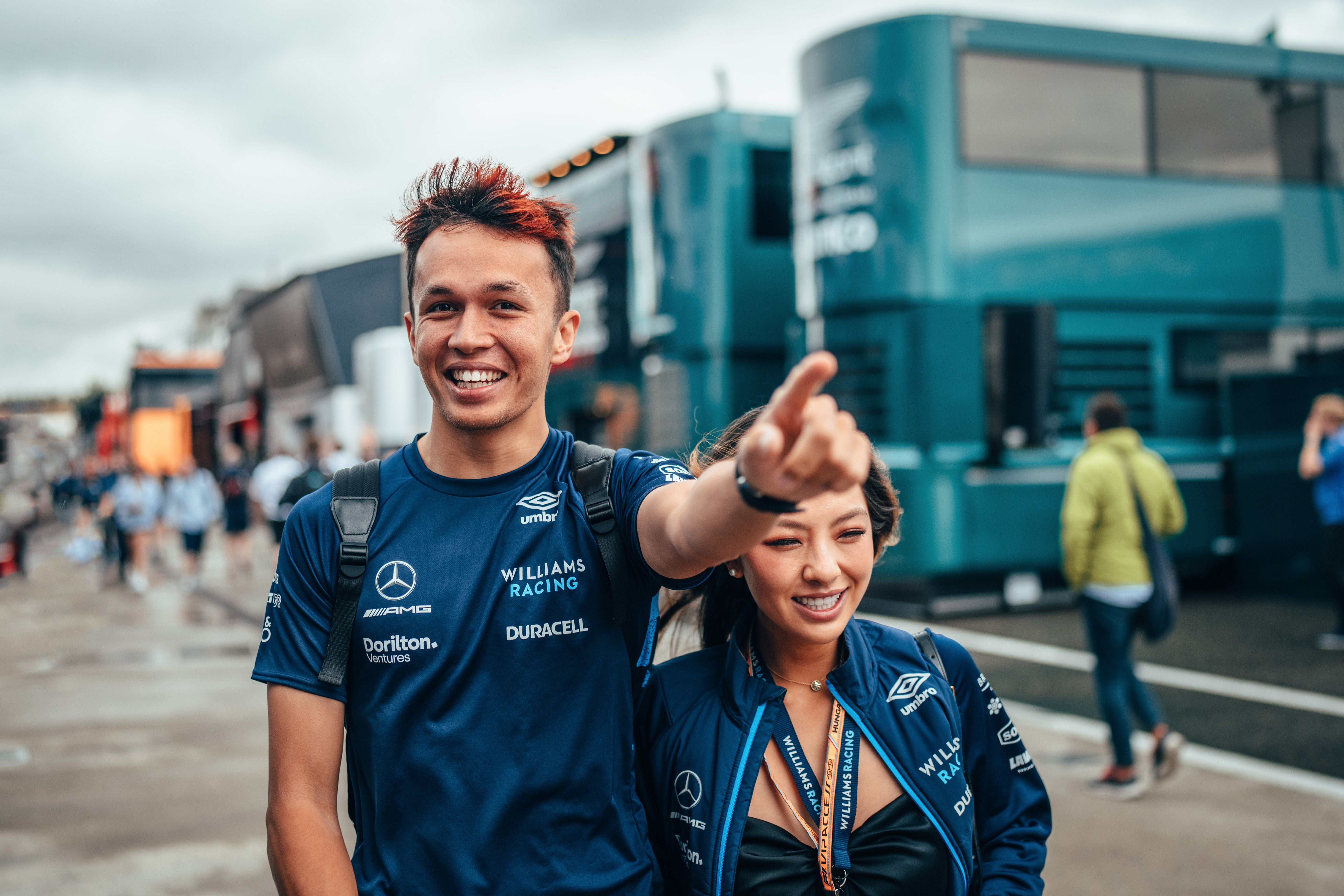 Which way is race day, Alex?