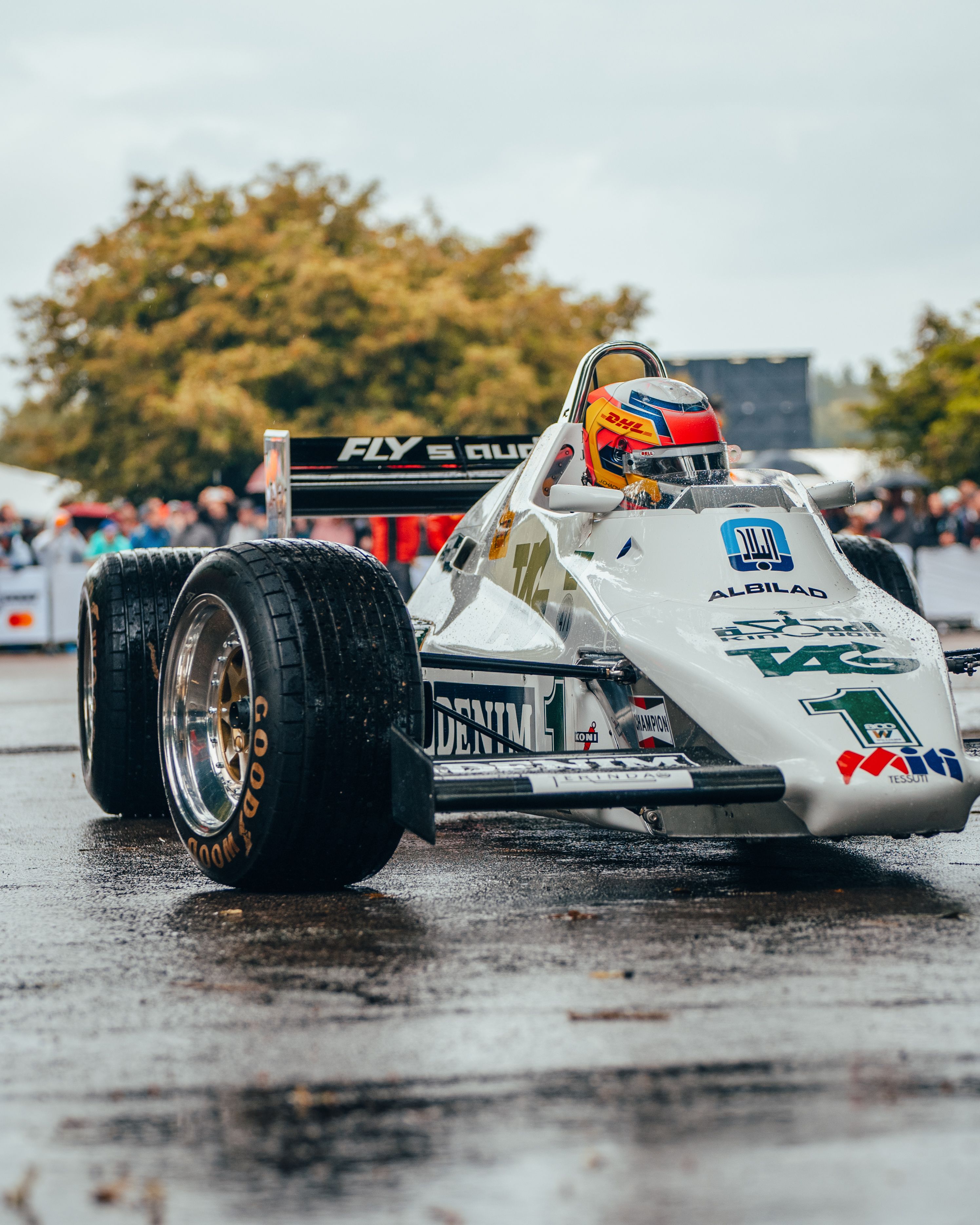 Taking it out in slippery conditions.