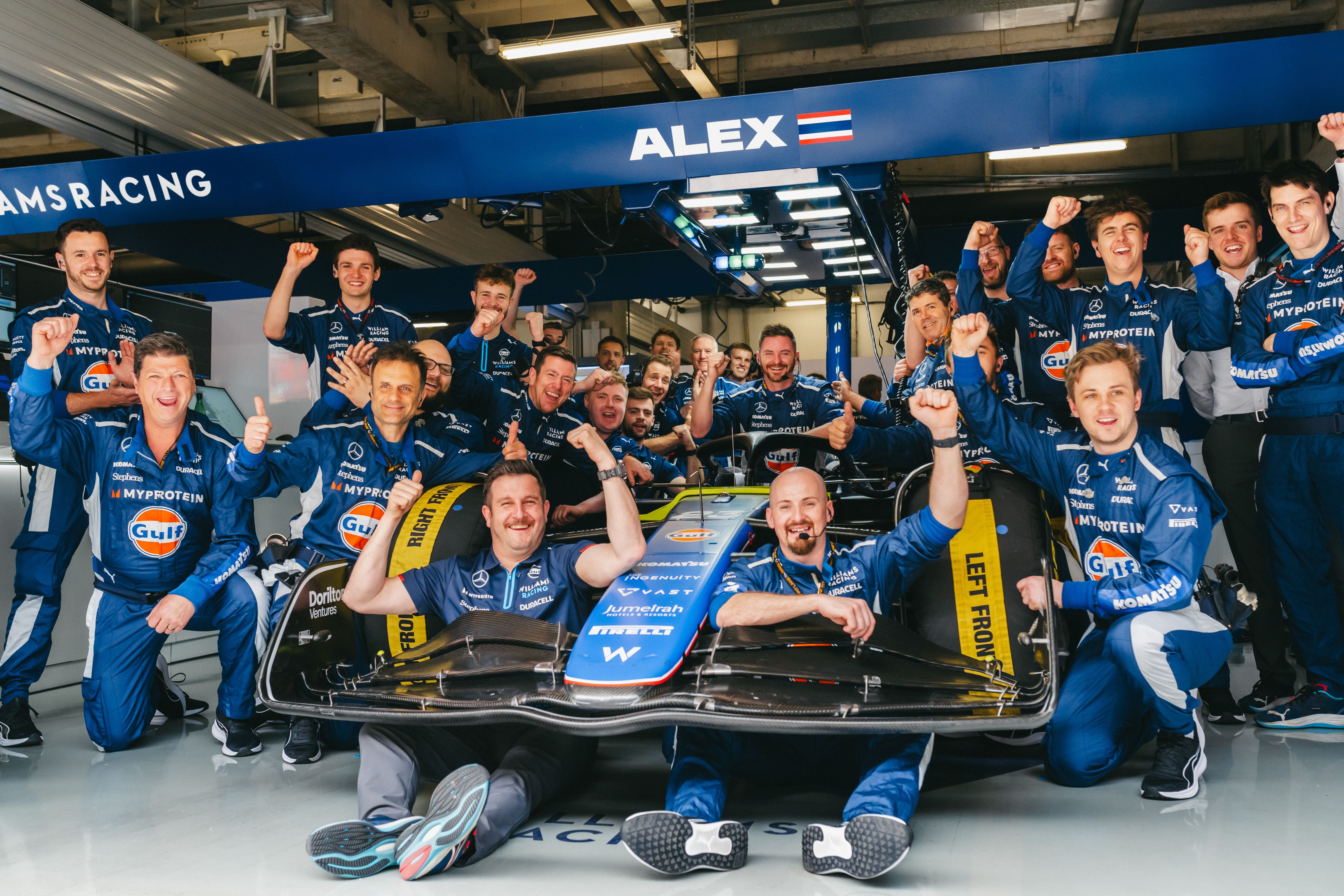 All the crew worked so hard over the whole Chinese GP weekend.