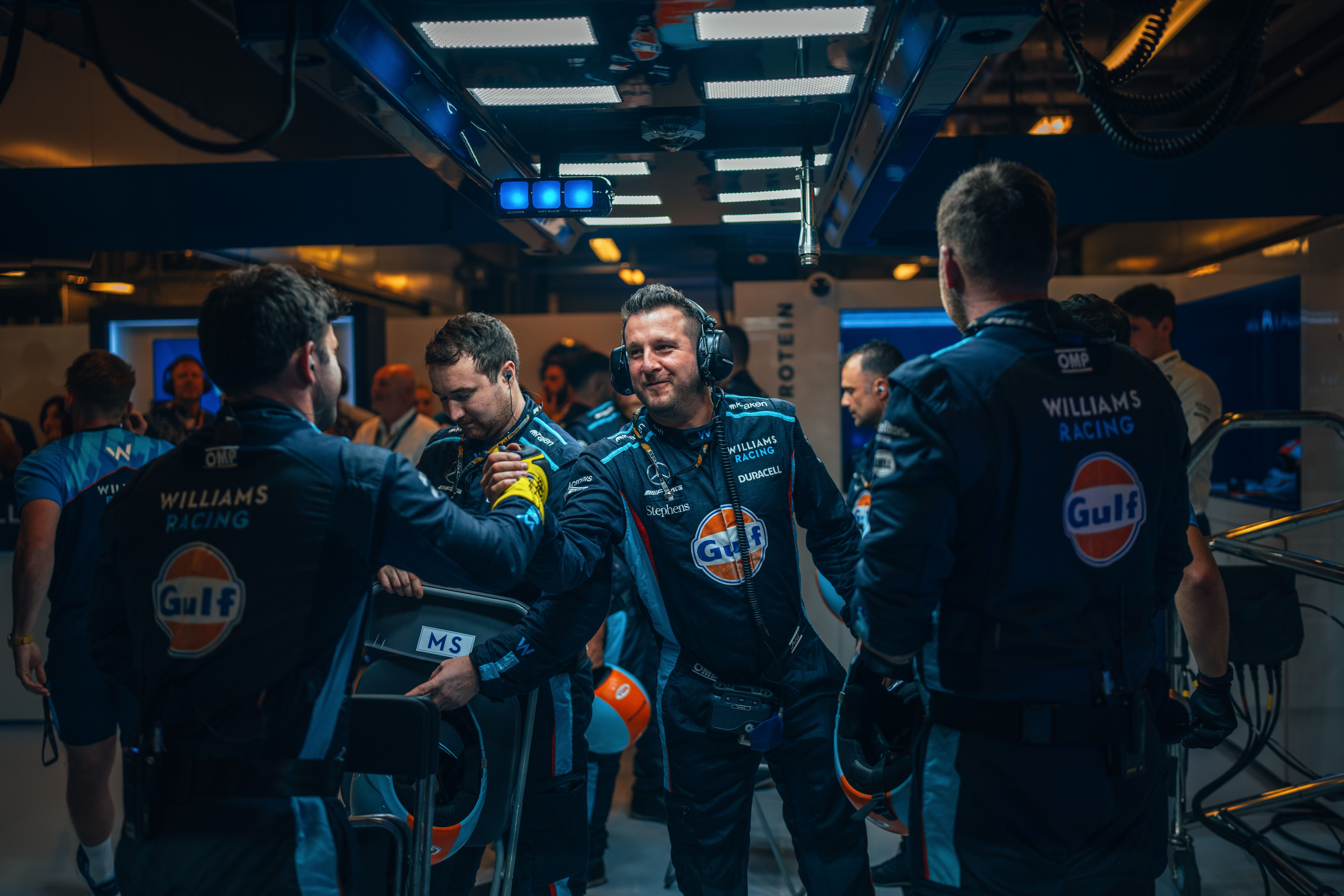 The celebrations begin. 