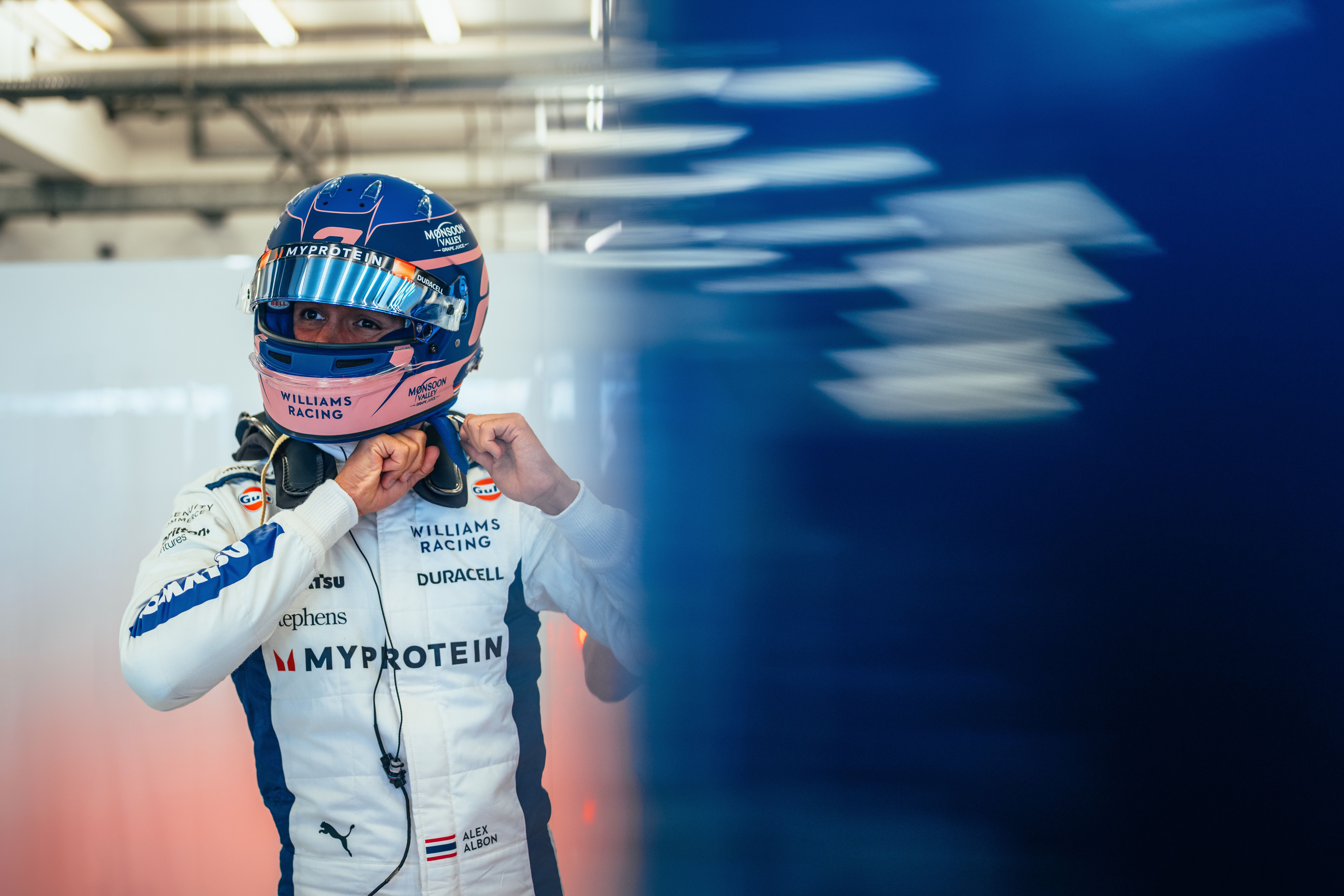 Suiting up for a hard day of work.