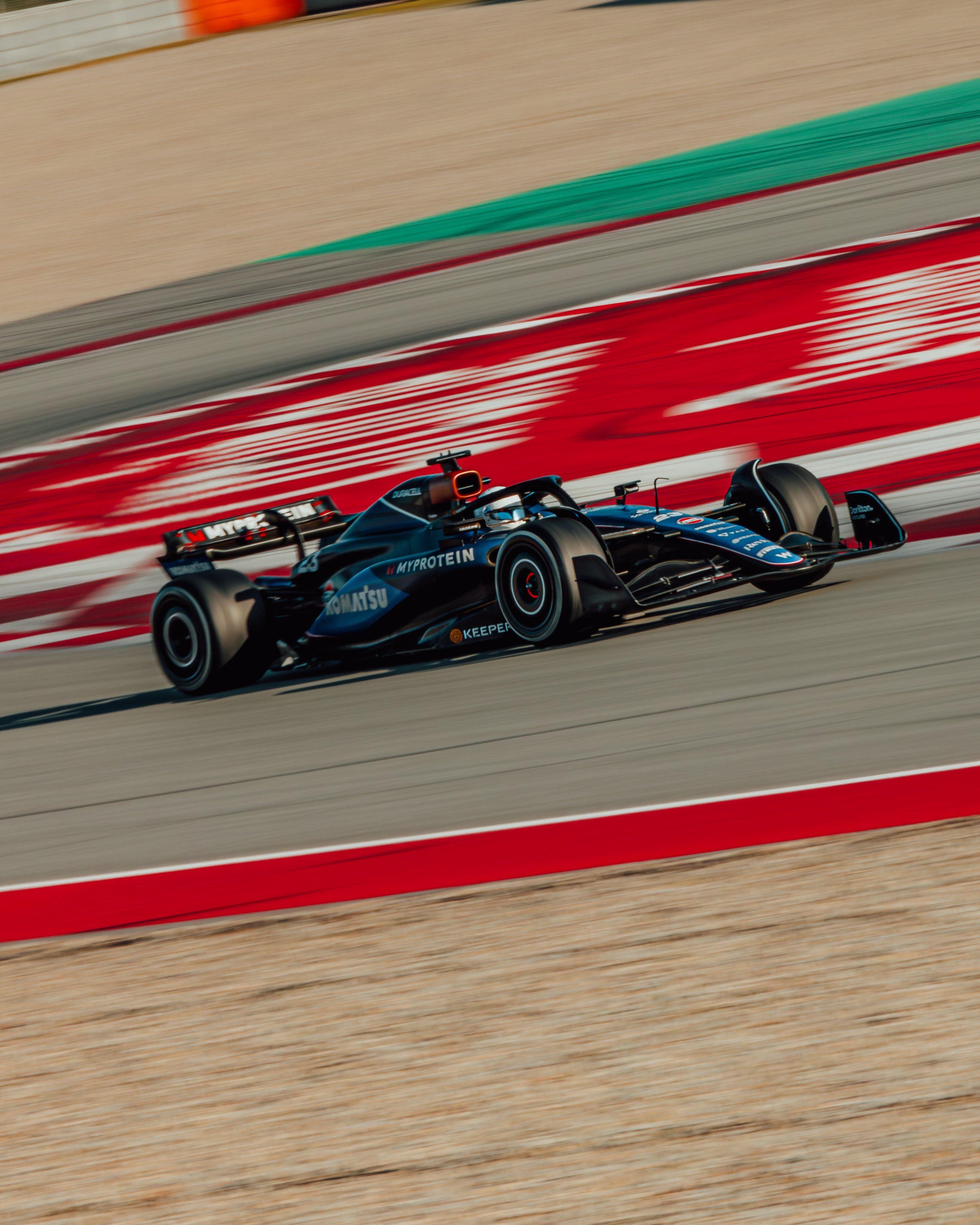 Capturing the speed.