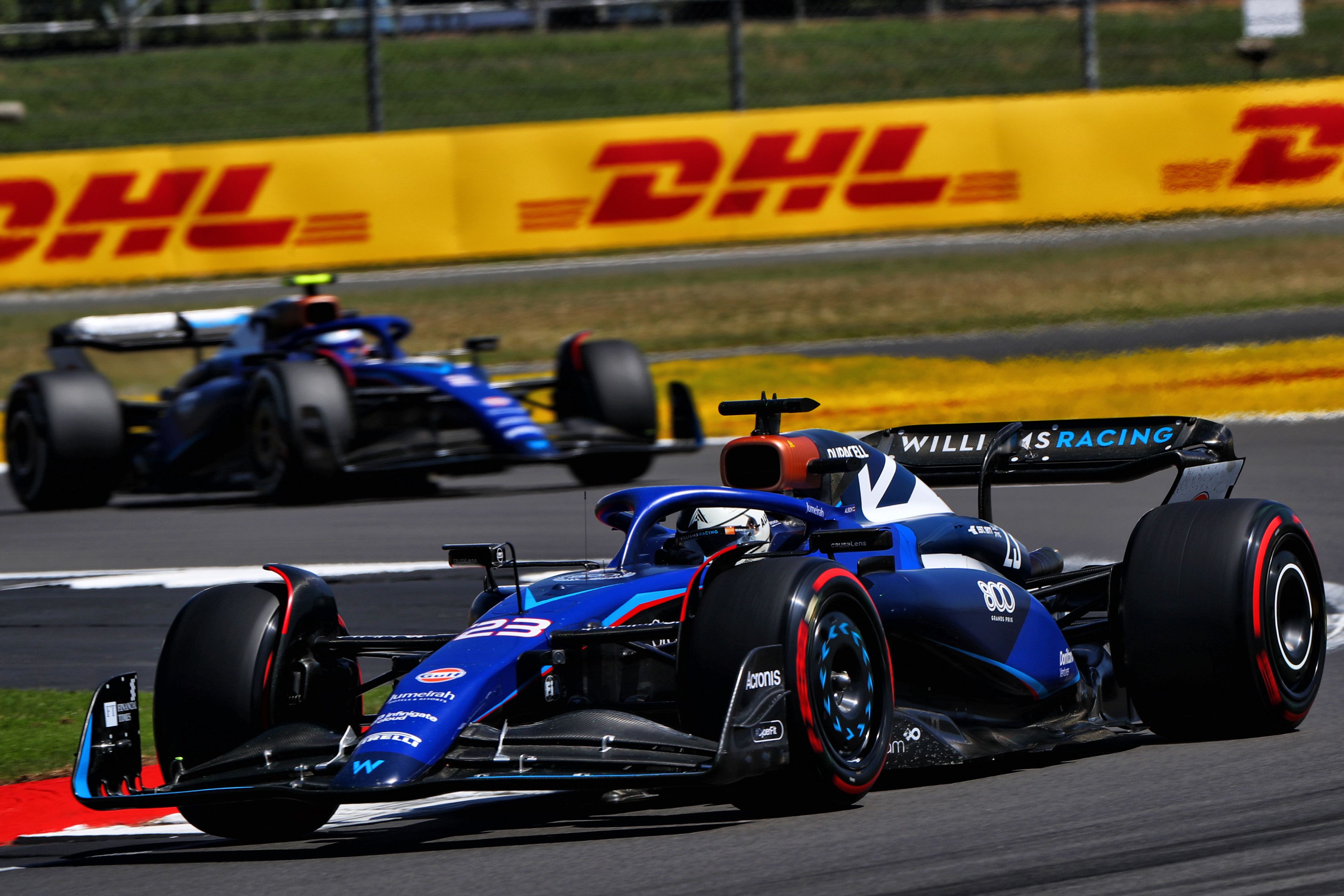 Running in formation.