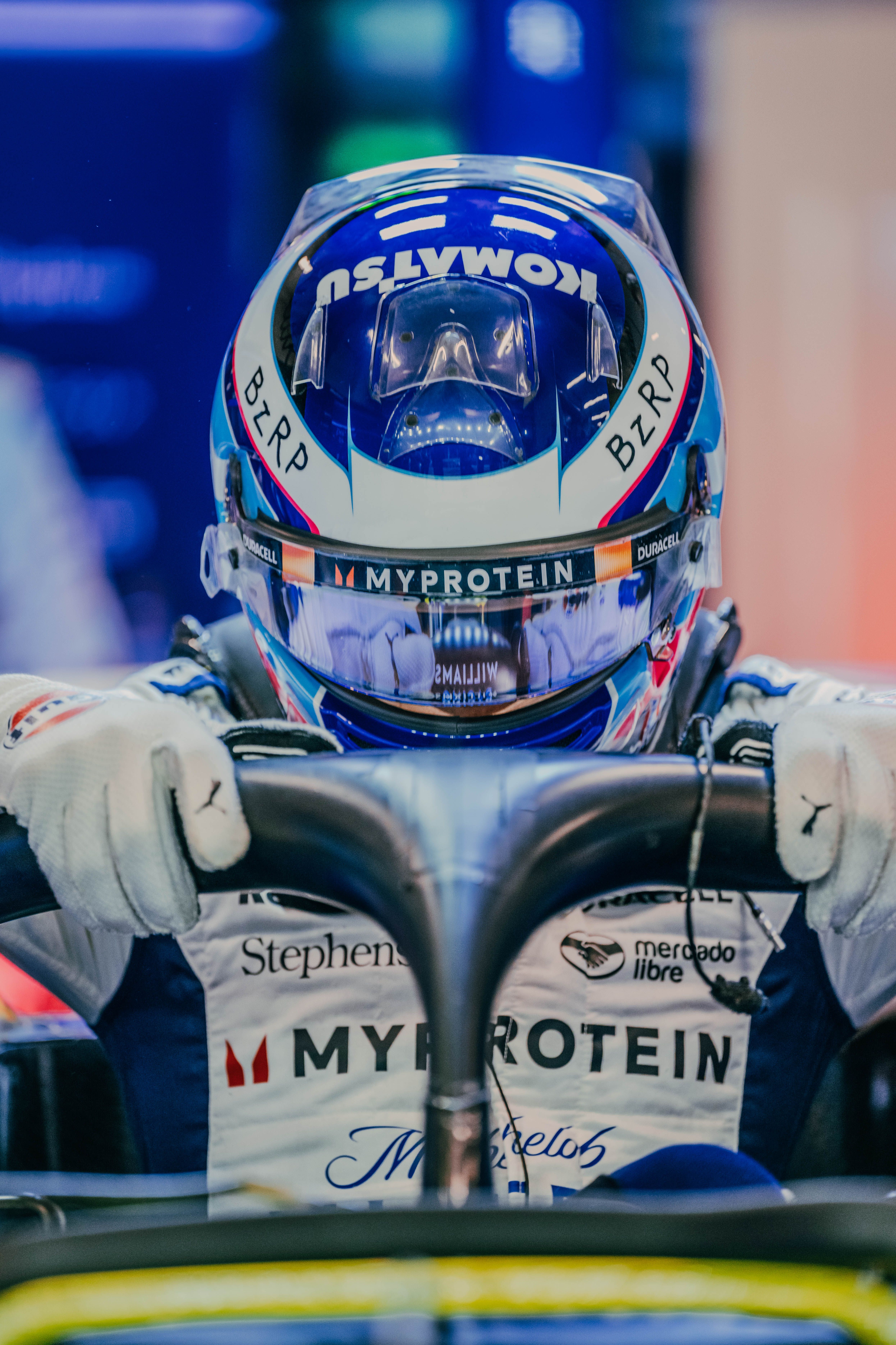 Climbing aboard for FP2.