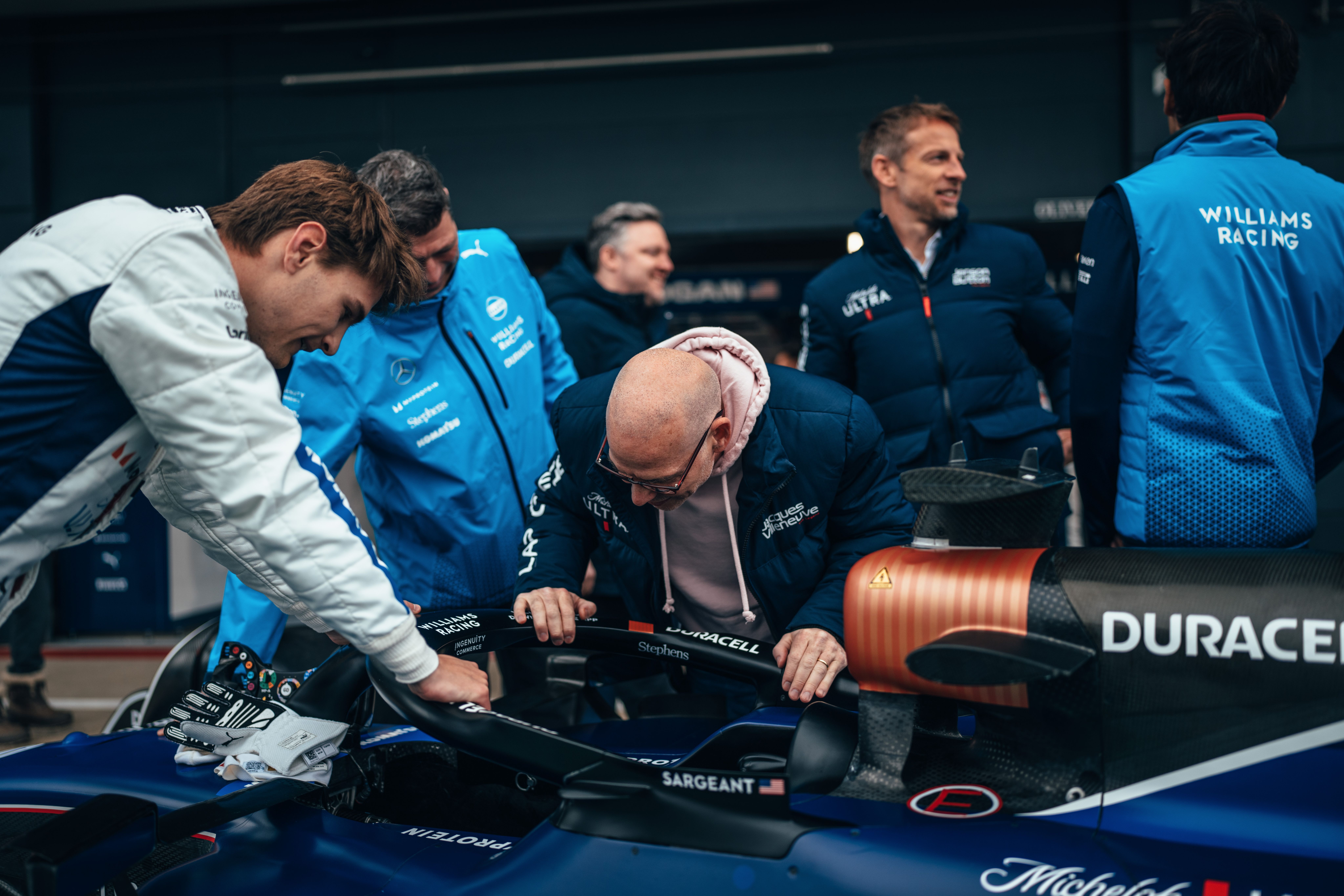 Sarge gives JV a tour.