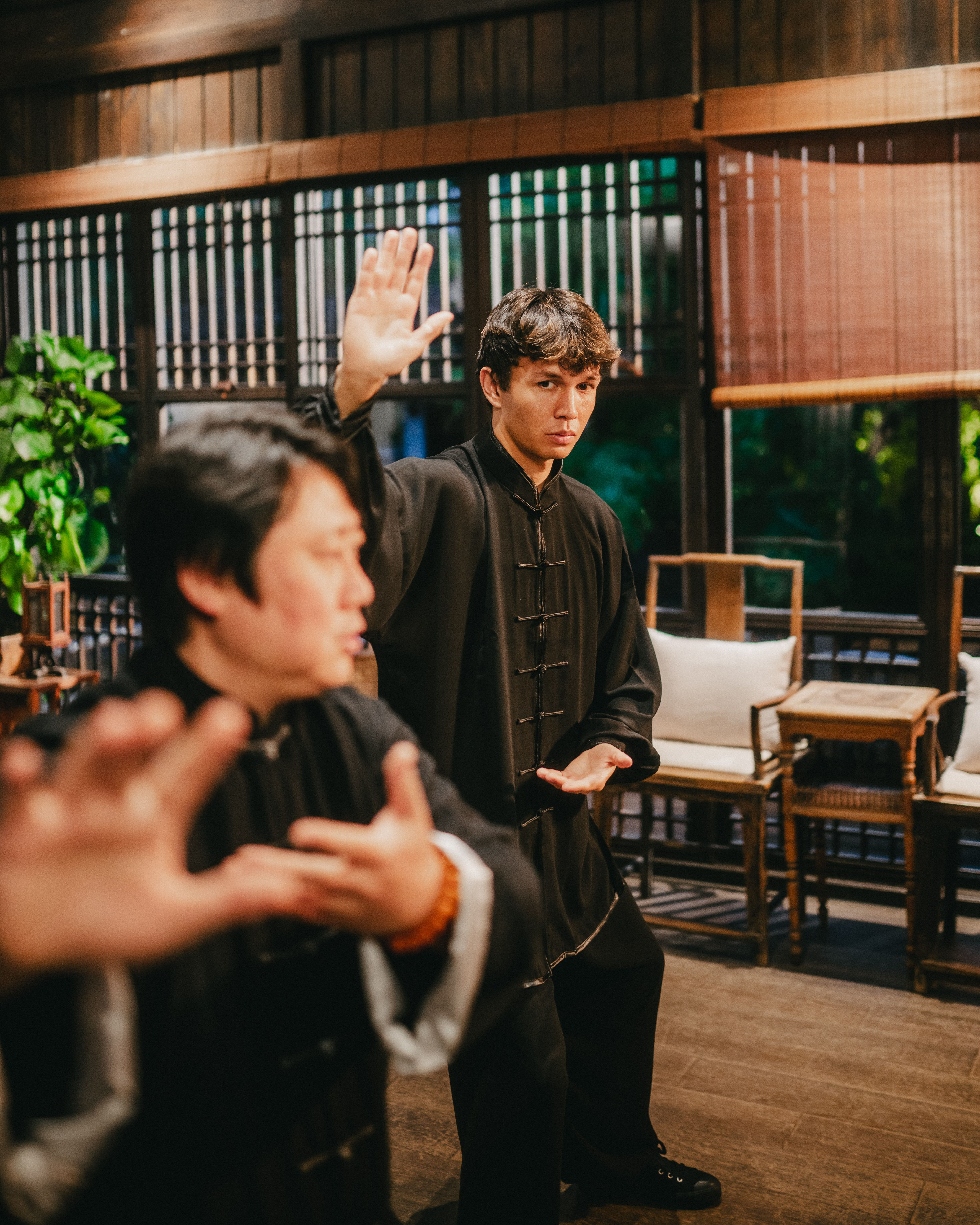 Alex channelling his energy. 