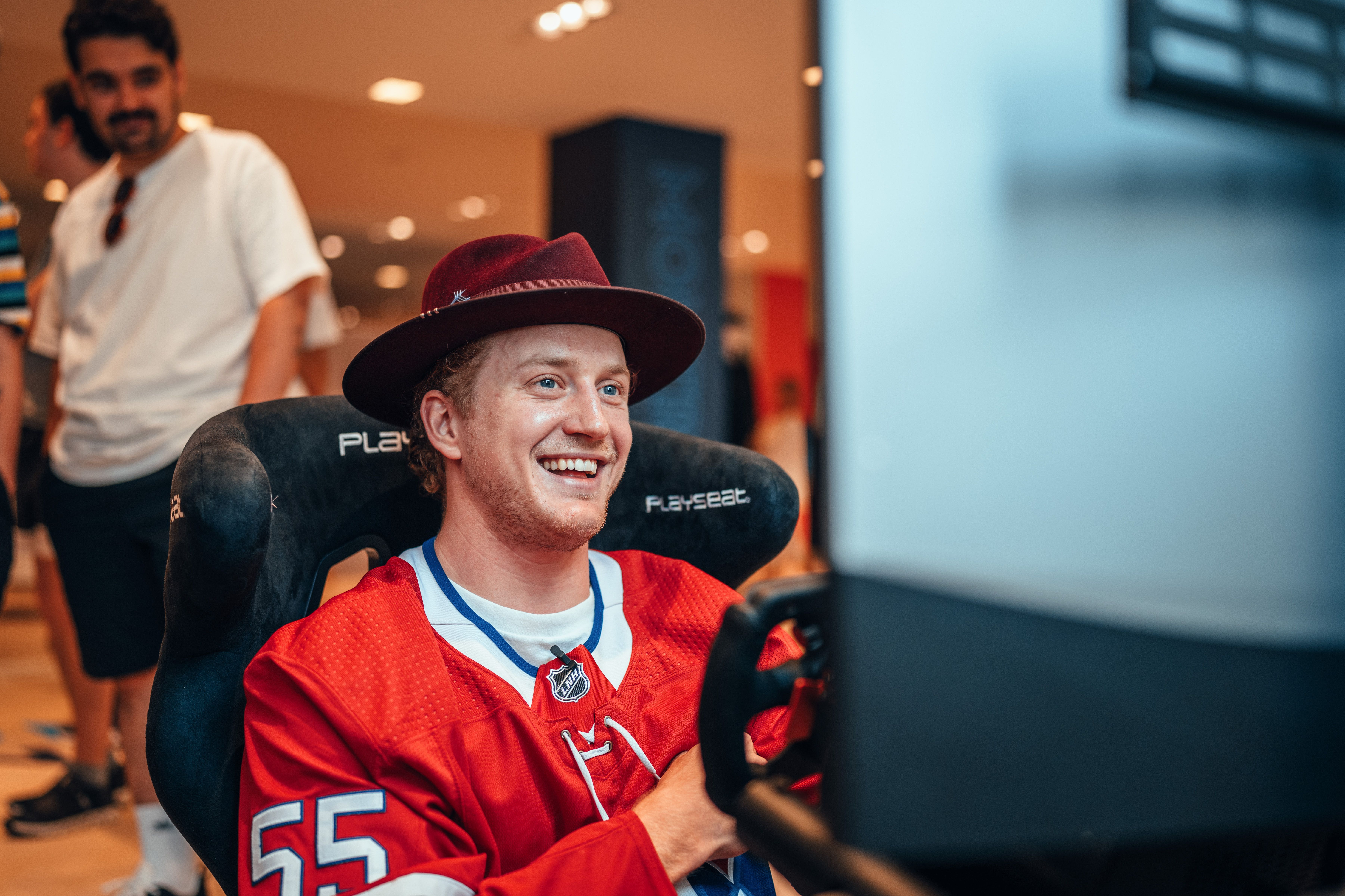 Michael "Wild Thing" Pezzetta from the Montreal Canadiens dropped by