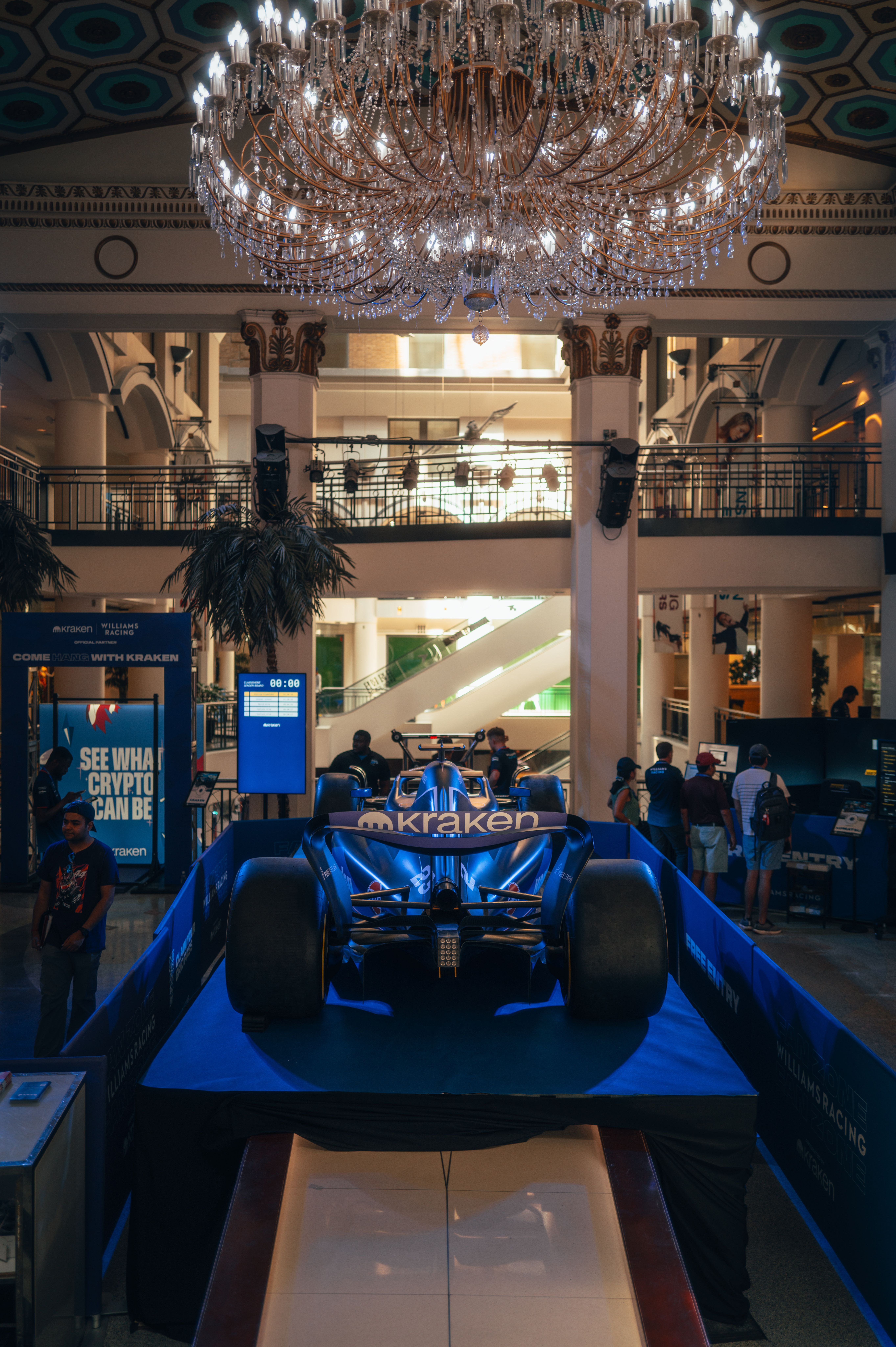 Quite the spot for the fourth stop on the Williams Fan Zone World Tour.