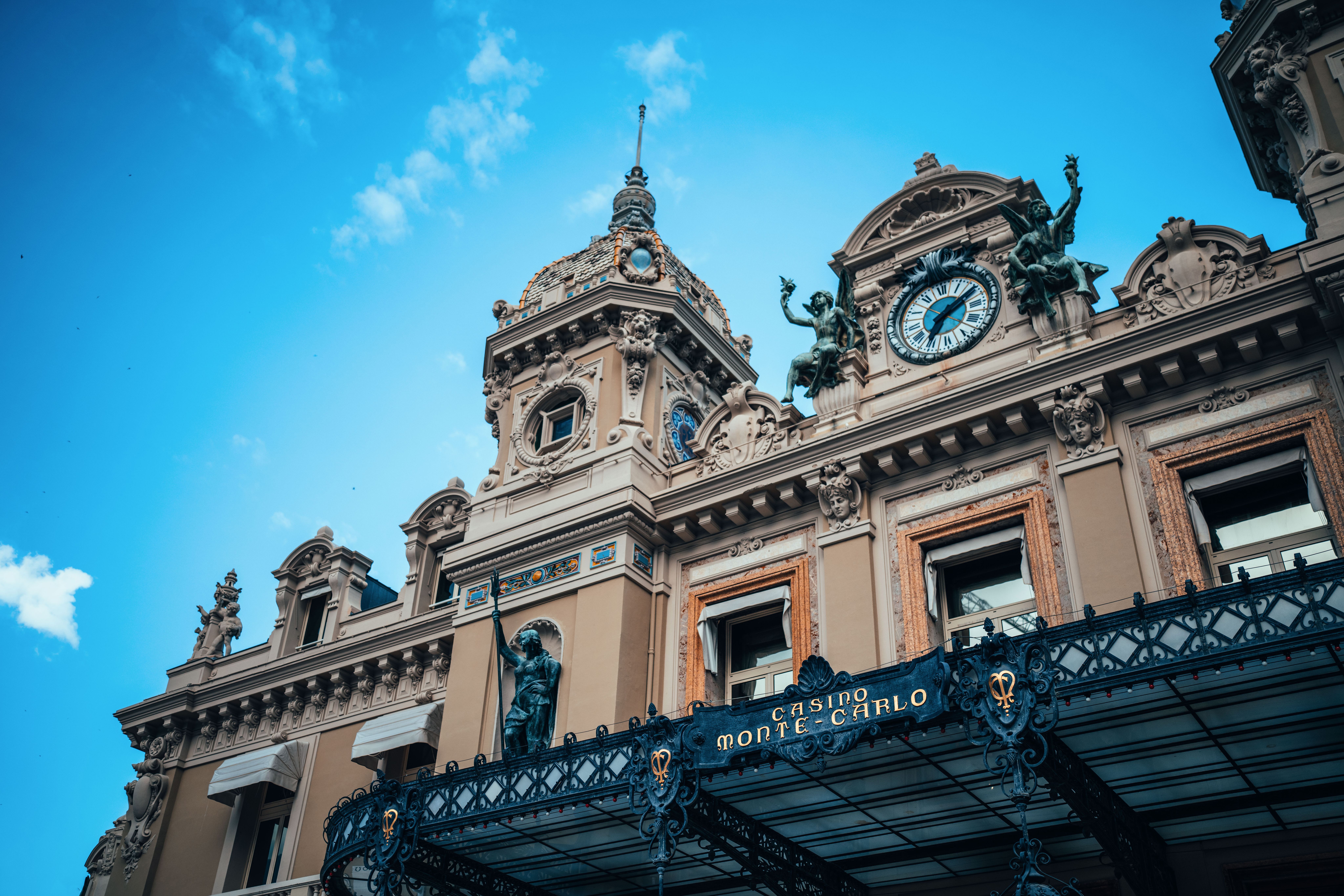 The iconic Casino de Monte-Carlo…