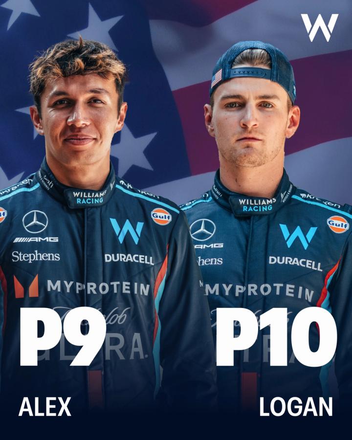 That's a double-points finish for the USGP!