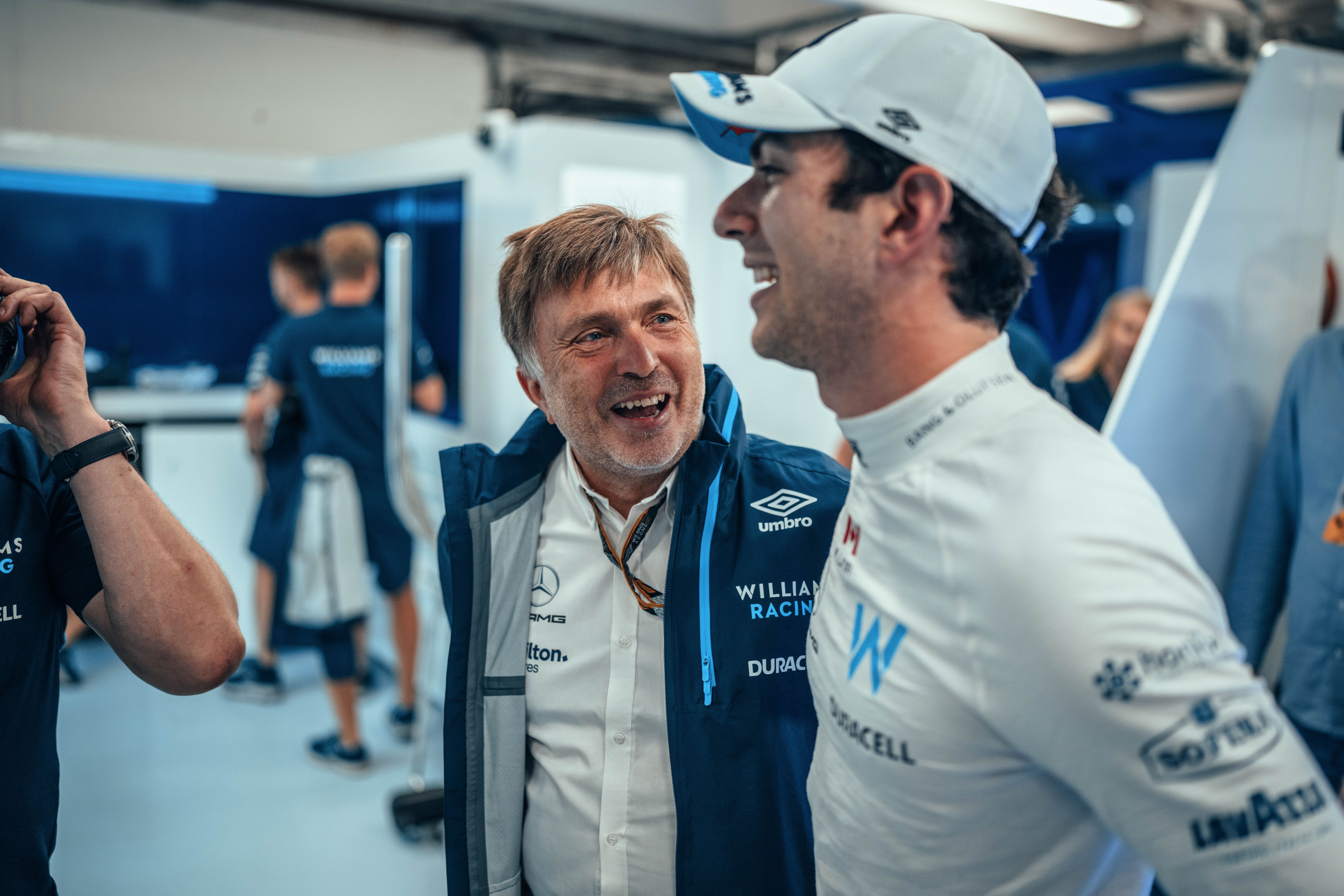 A little post-session debrief with the boss