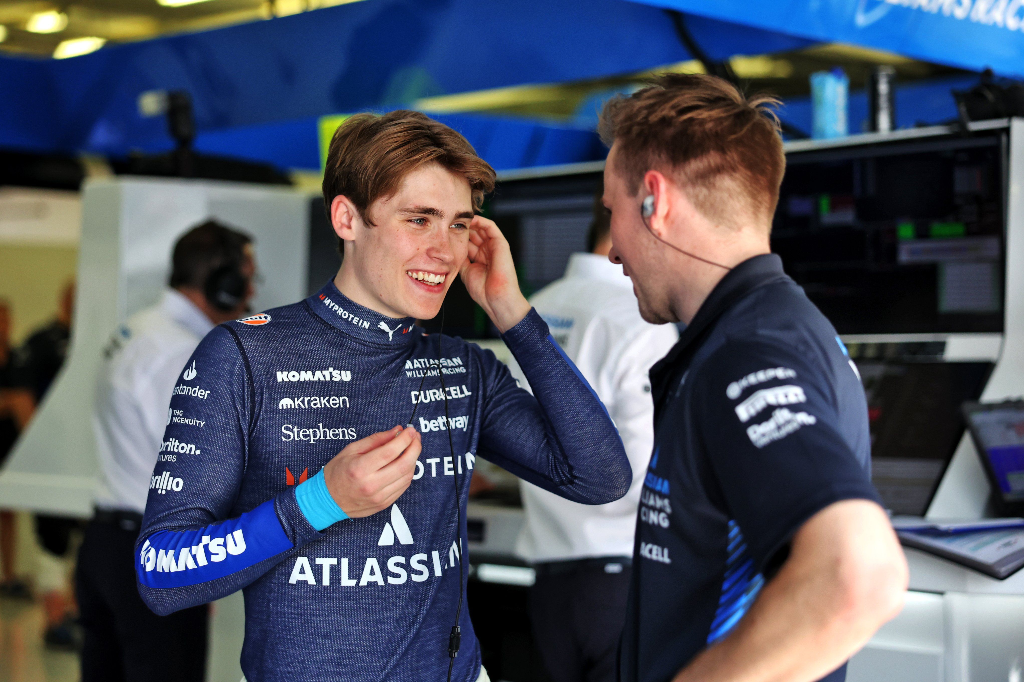 Raring to go ahead of his second FP1 outing.