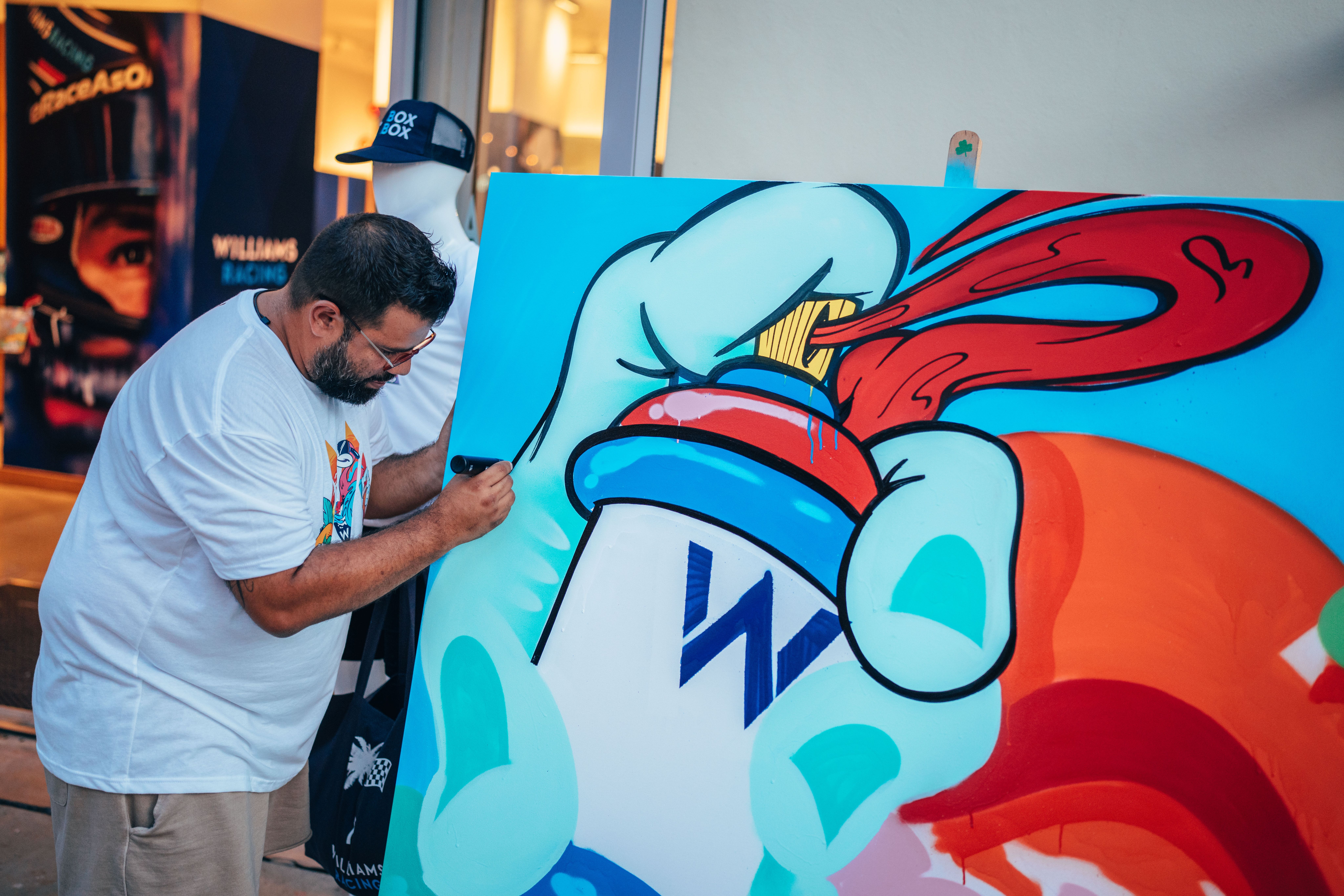 Before applying the finishing touches