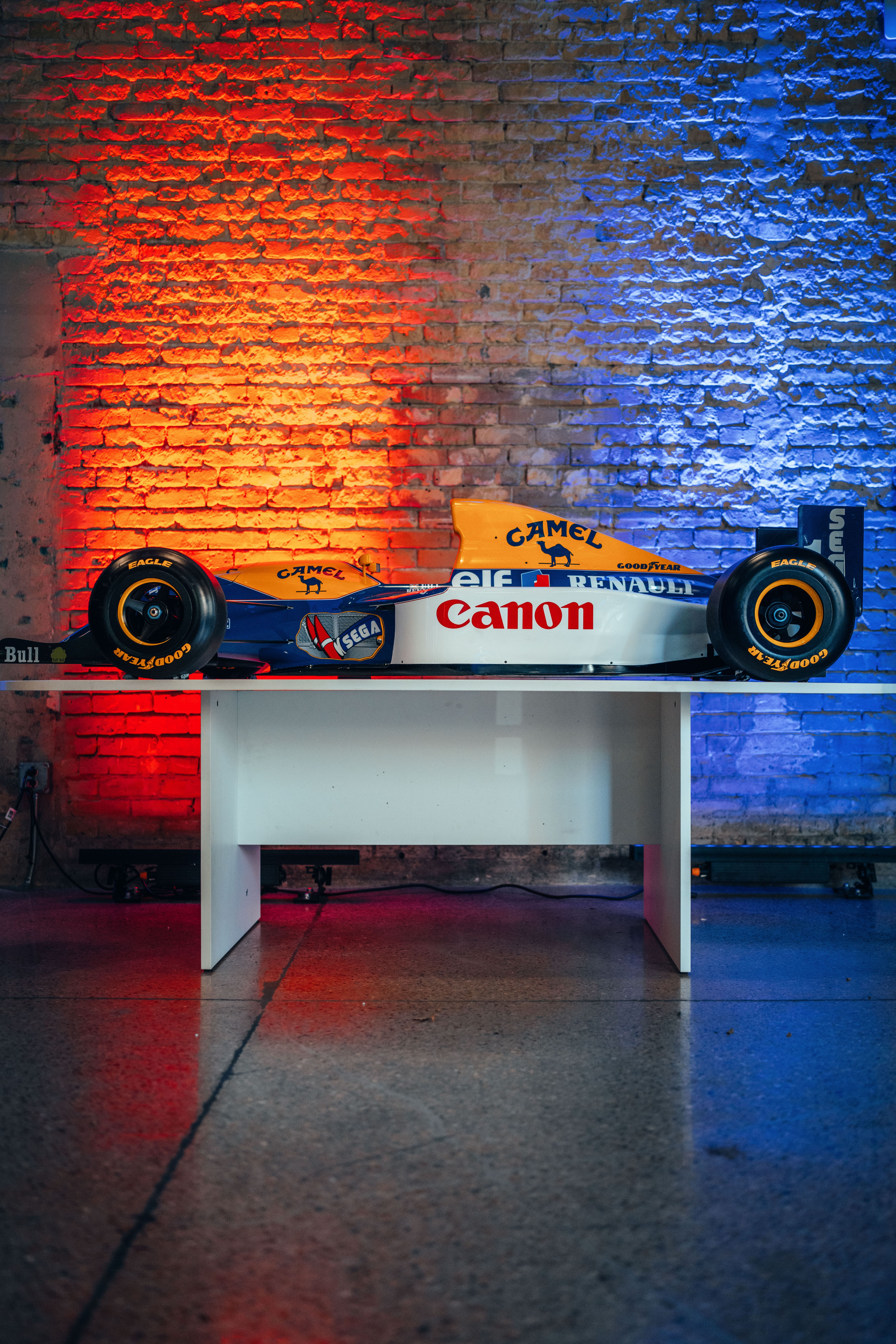 Get up close and personal with the wind tunnel model of our FW15C.