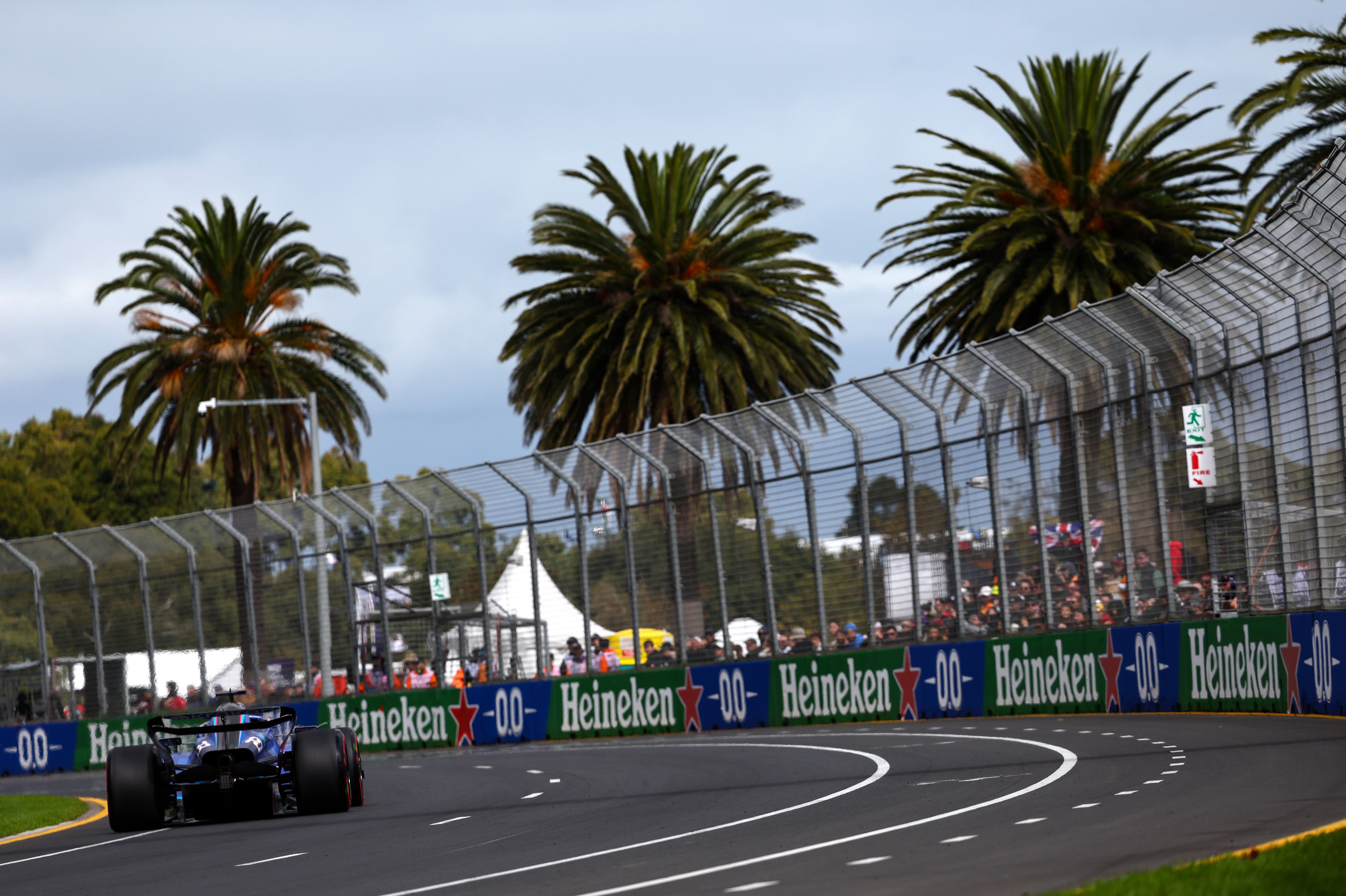 Albono explores Albert Park’s four DRS zones.
