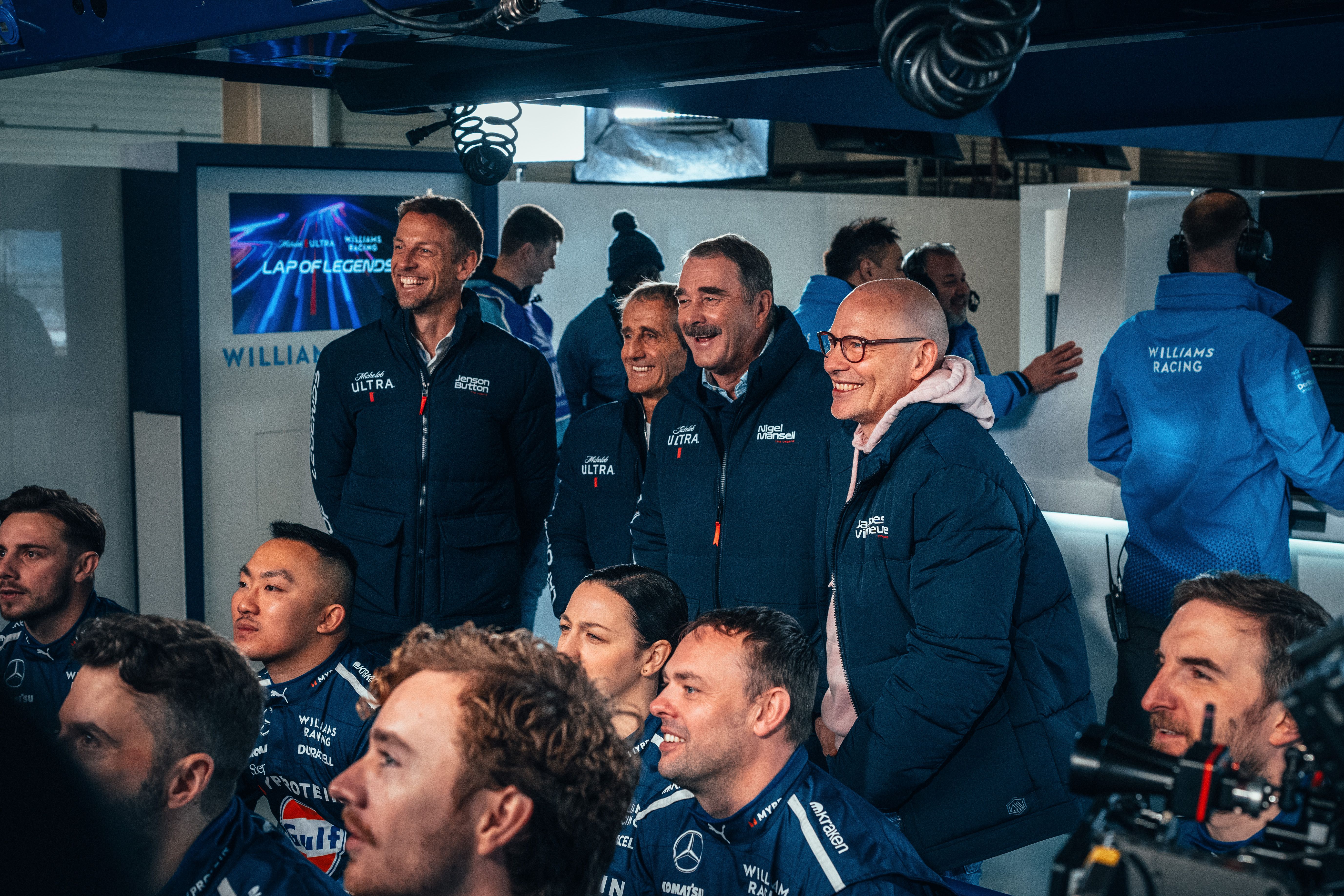 Keeping an eye on proceedings.