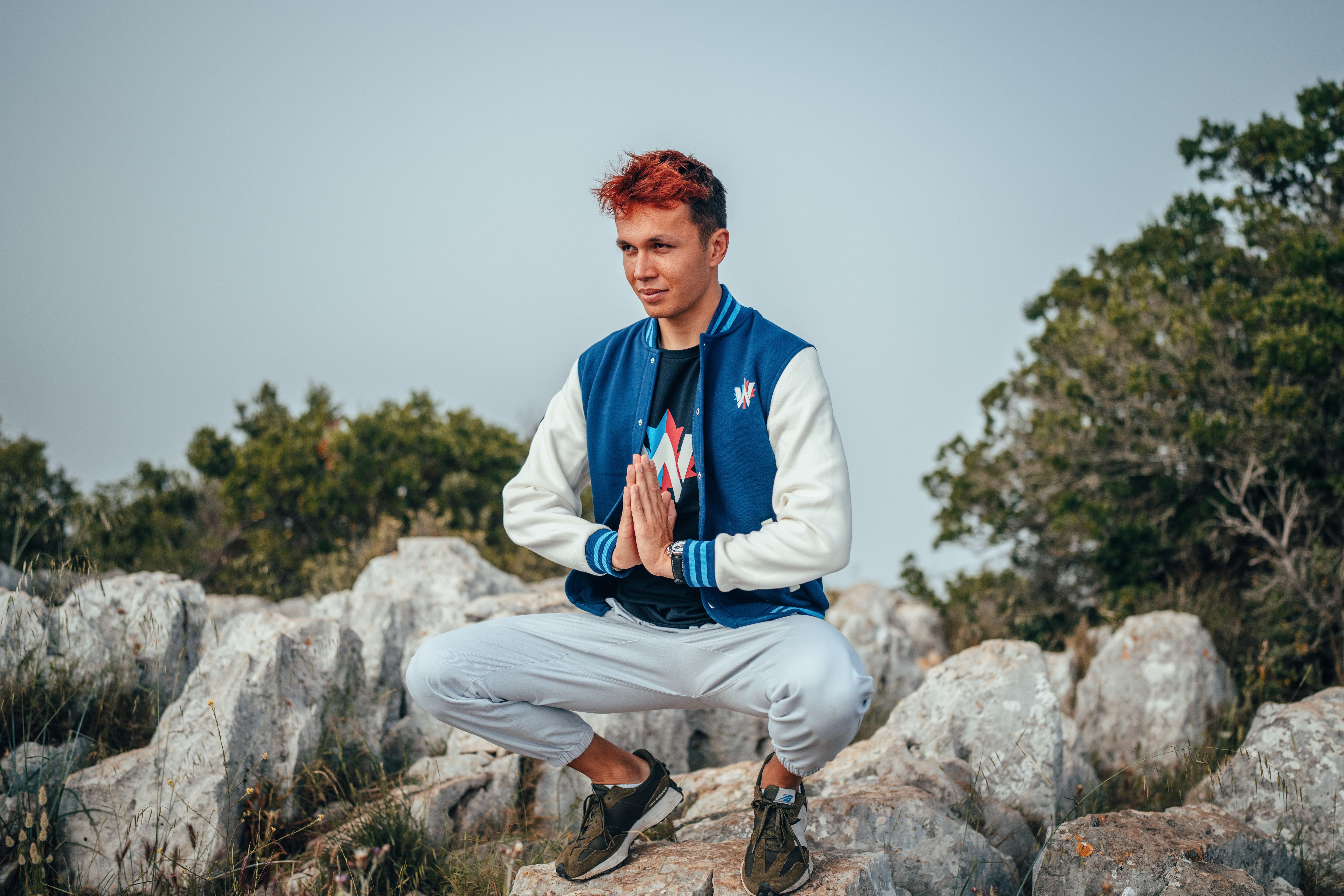 ‘Strike a pose of your choice, Alex’