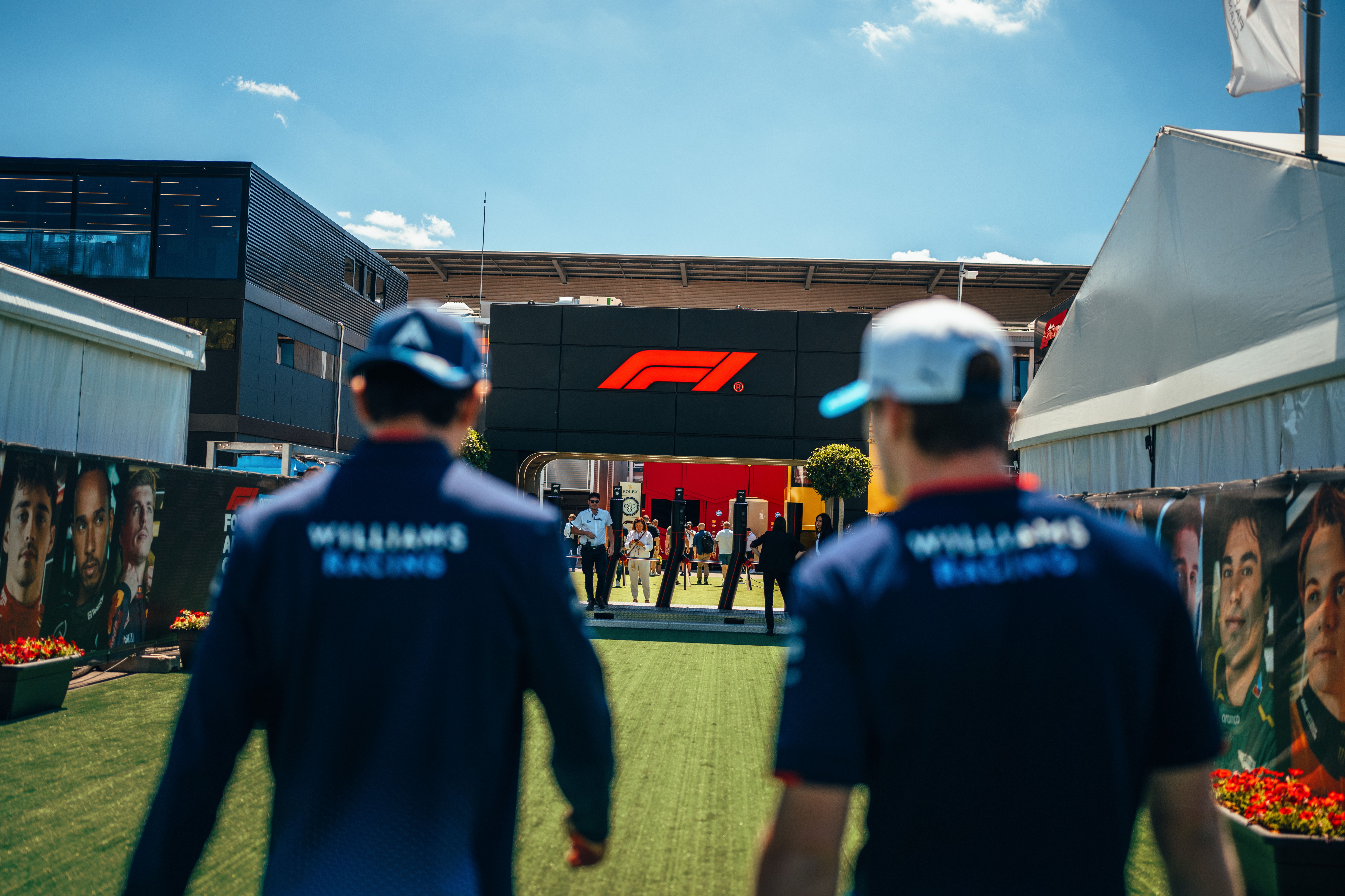 We've got a couple of Formula 1 cars to drive.